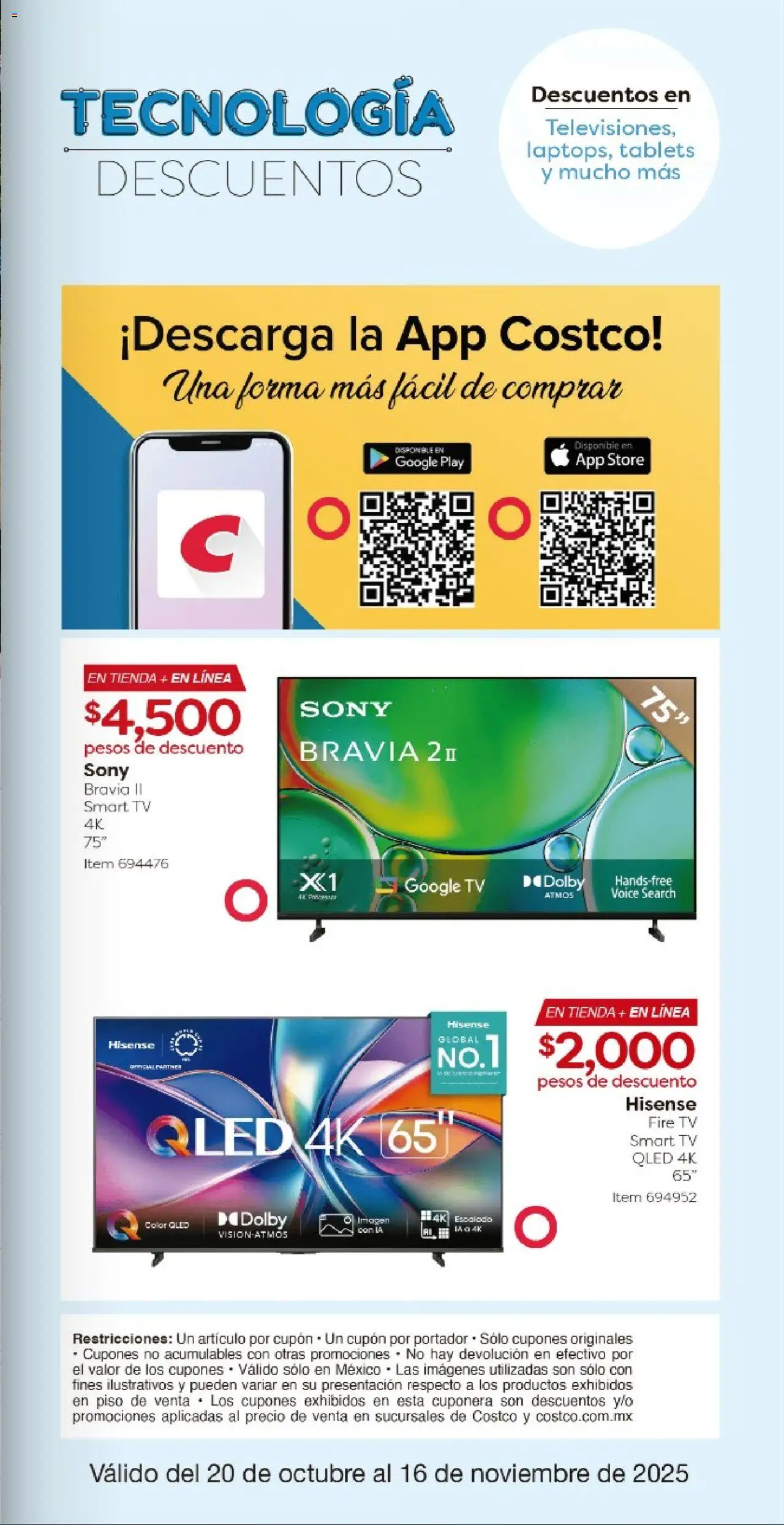 Nuevas ofertas de Costco válidas en toda la República Mexicana desde el 20.10.2025. ¡Encuentra las mejores ofertas en Costco catálogo! | Página: 3