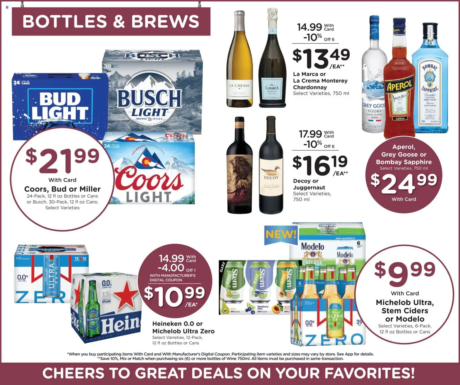 King Soopers Weekly Ad - valid from 25.02.2026 | Page: 12 | Products: Wine, Gin, Vodka