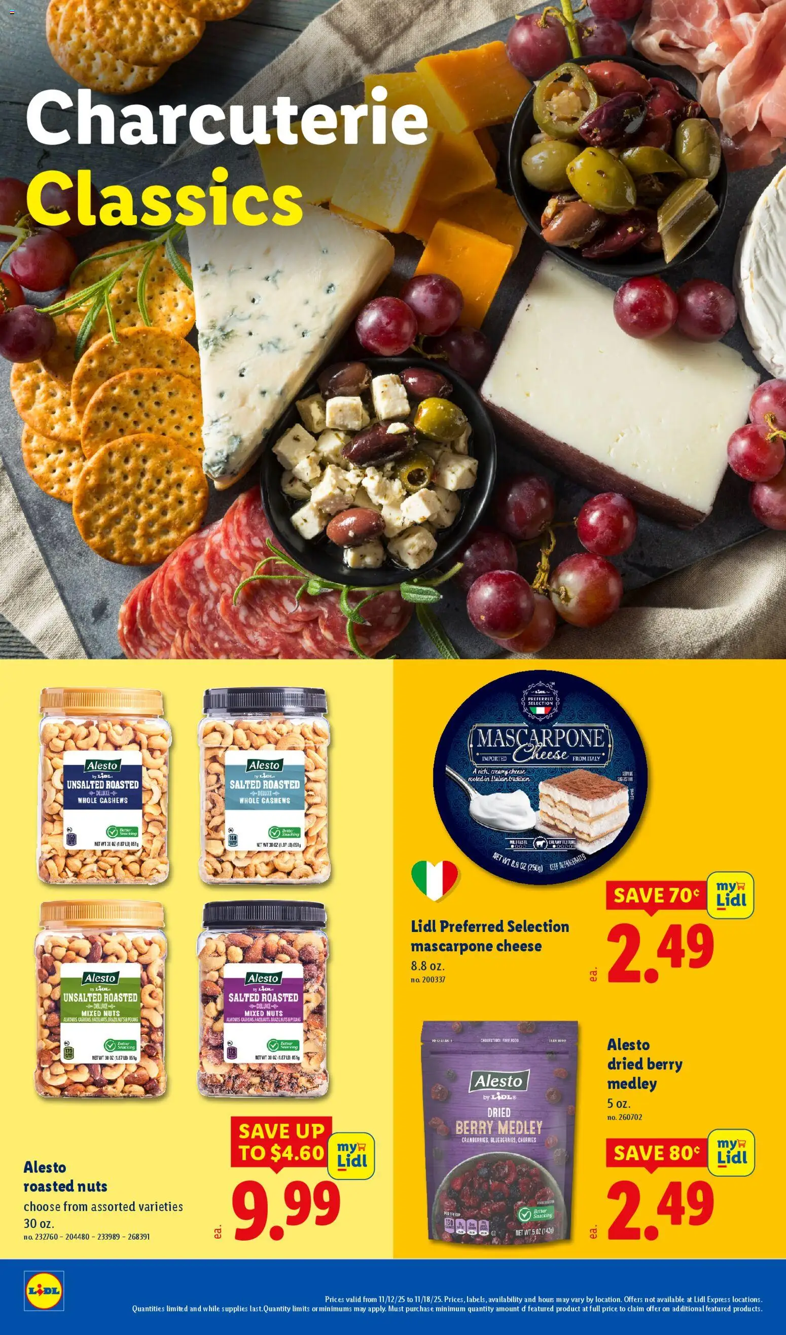 Lidl Early Black Friday - valid from 12.11.2025 | Page: 12 | Products: Cherries, Cheese, Nuts