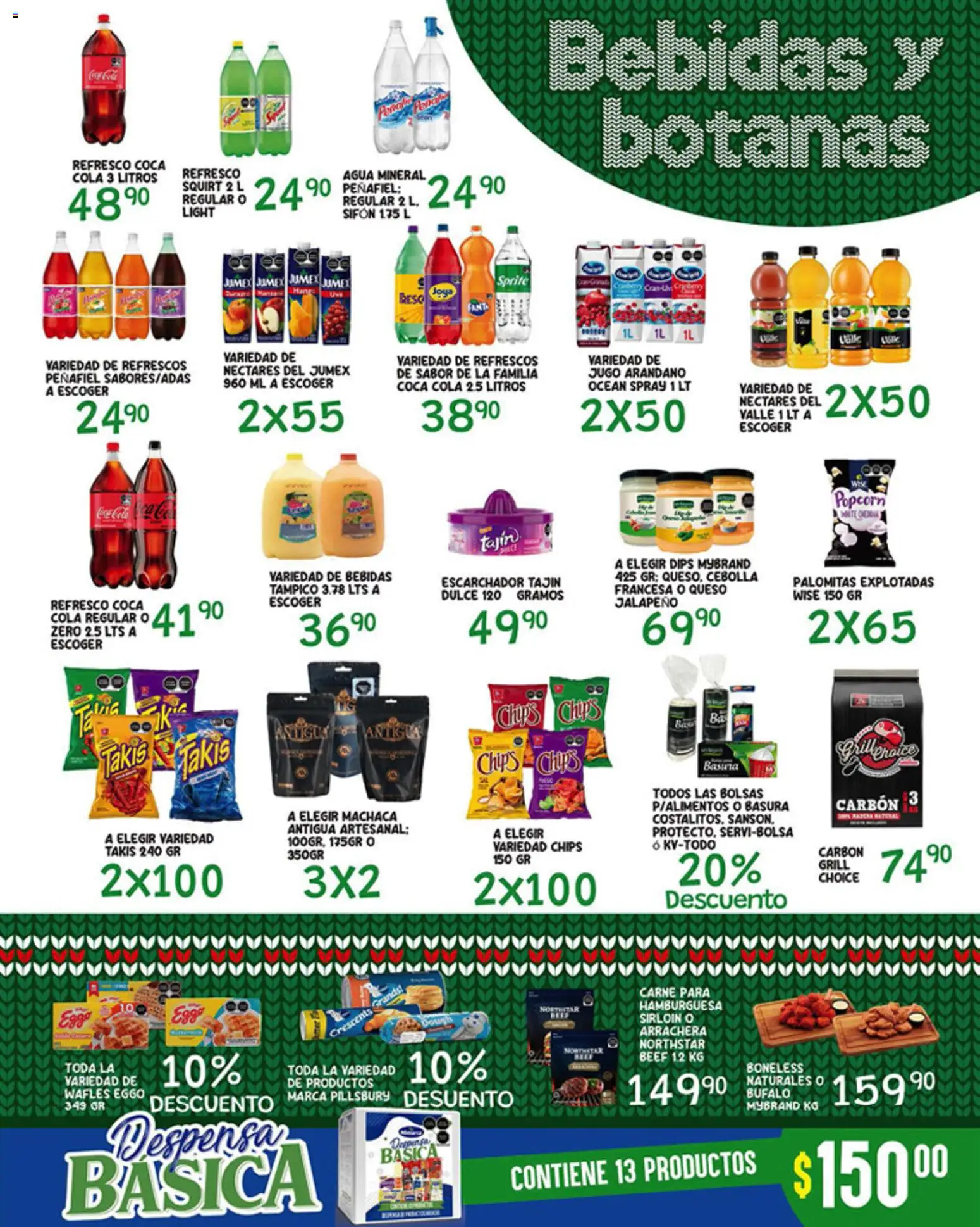 Nuevas ofertas de Alsuper válidas en toda la República Mexicana desde el 19.12.2025. ¡Encuentra las mejores ofertas en Alsuper folleto Chihuahua Capital! | Página: 3 | Productos: Refresco, Agua, Queso, Jugo