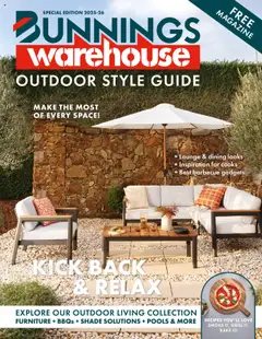 Bunnings Warehouse Outdoor Style Guide preview  - valid from 25.08.2025