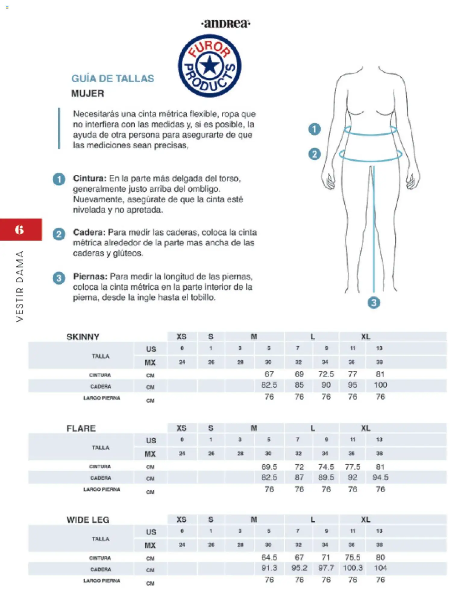 Nuevas ofertas de Andrea válidas en toda la República Mexicana desde el 16.11.2025. ¡Encuentra las mejores ofertas en Andrea catálogo Moda Joven! | Página: 6