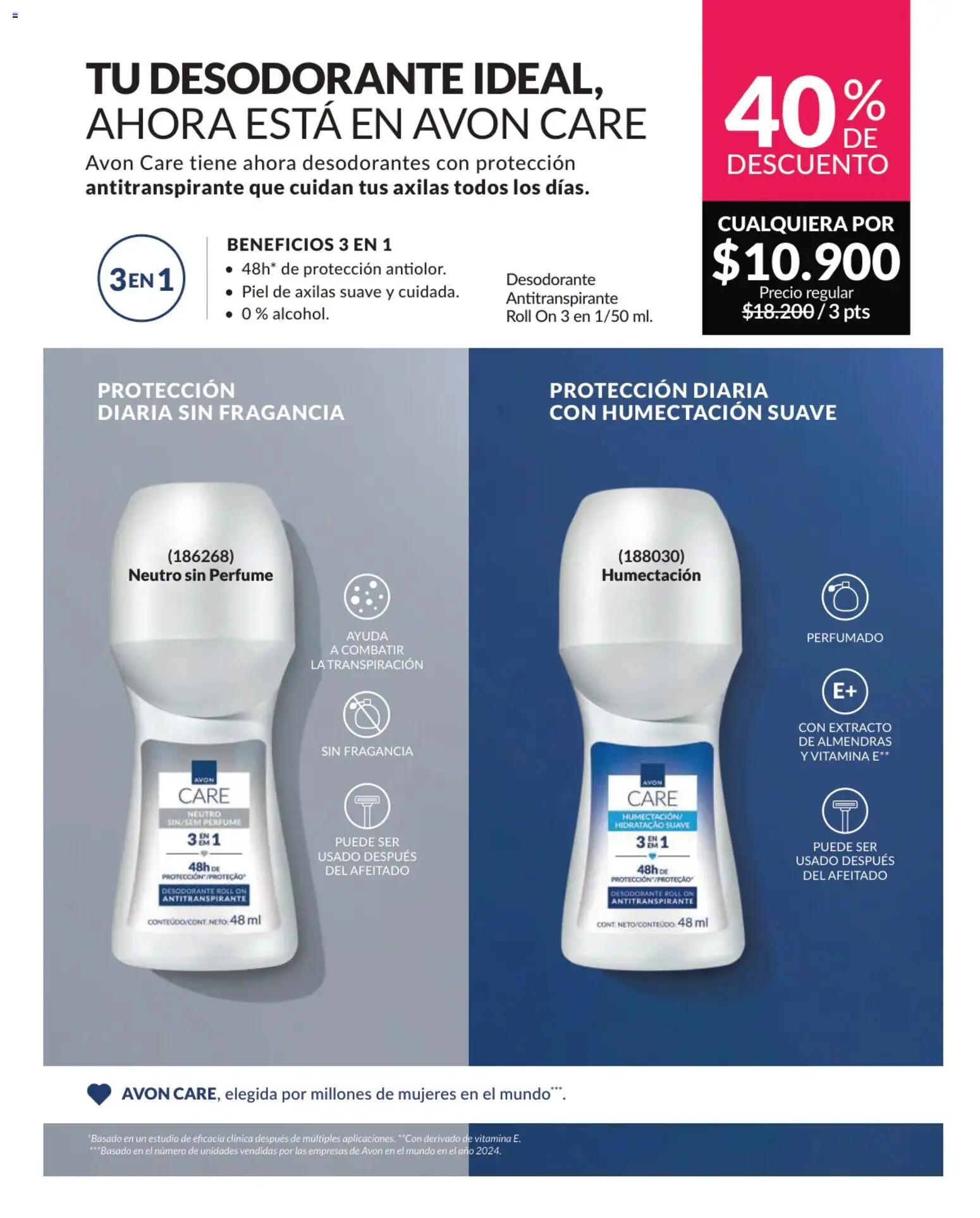Avon revista - valida desde el 02.01.2026 | Página: 135 | Productos: Almendras, Fragancia, Desodorante, Antitranspirante