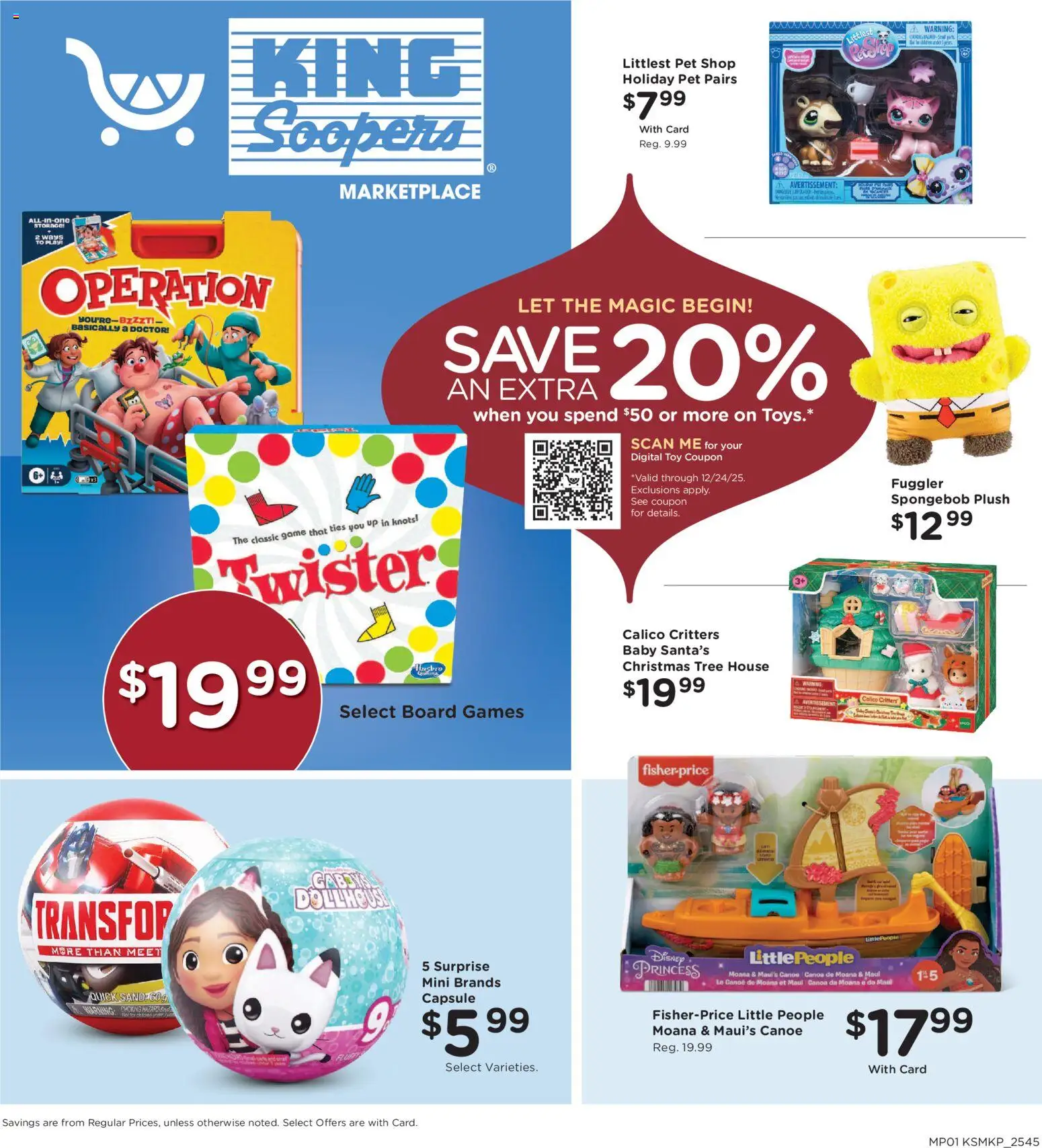 King Soopers Home & Apparel - valid from 10.12.2025 | Page: 1 | Products: Canoe, Game