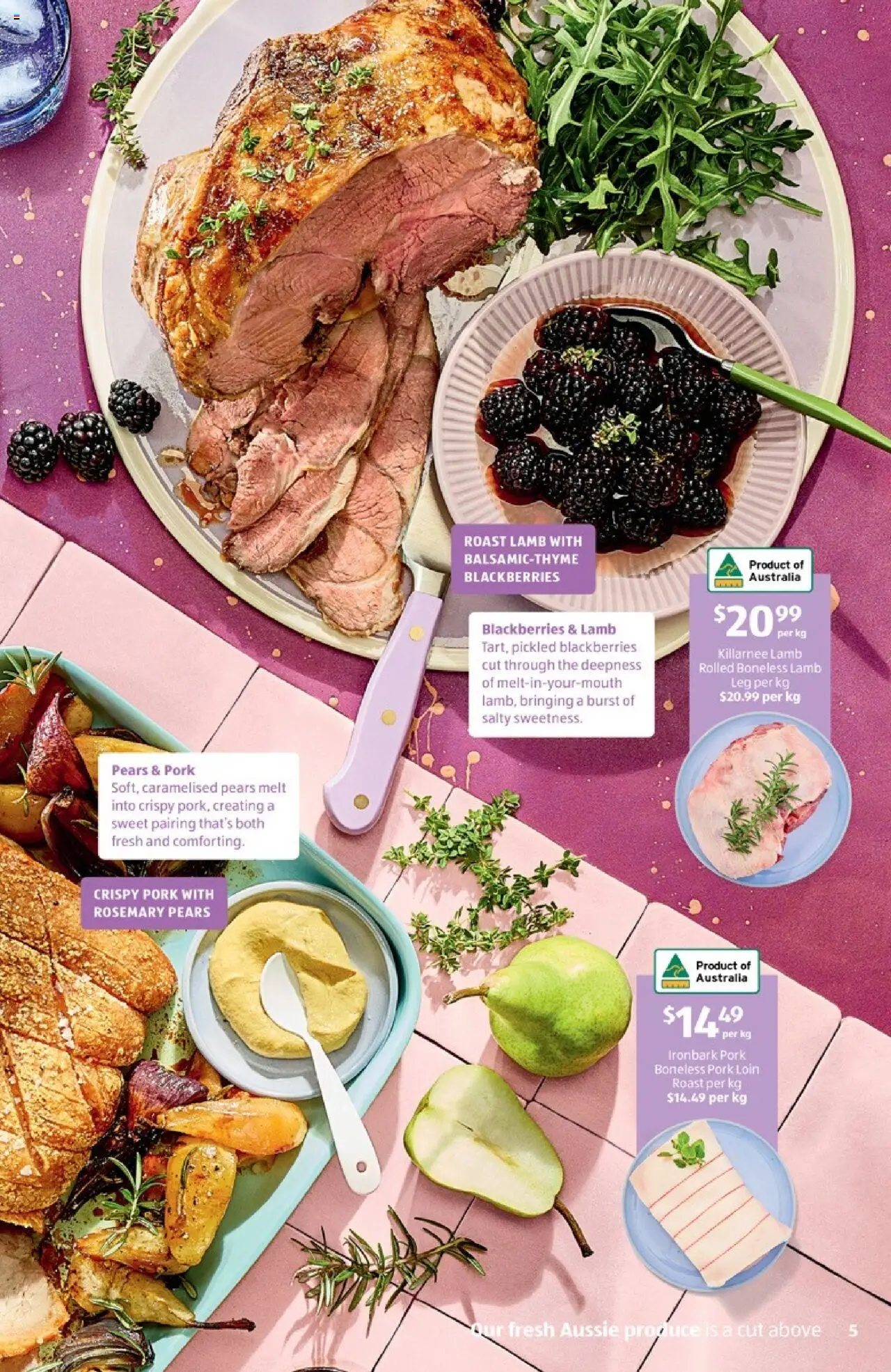 Aldi catalogue - valid from 17.09.2025 | Page: 5 | Products: Pork, Lamb