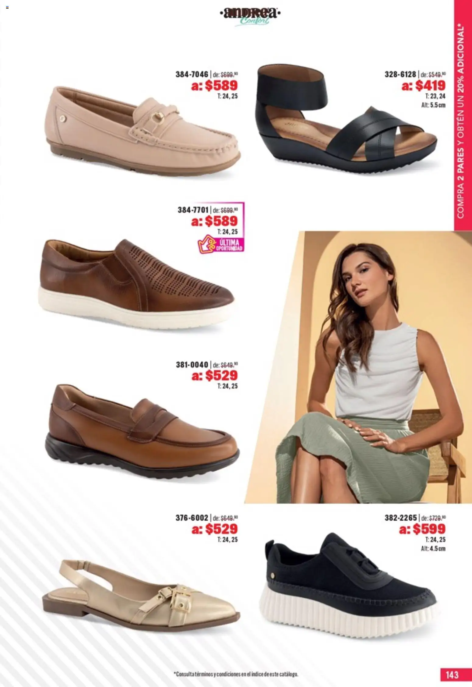Nuevas ofertas de Andrea válidas en toda la República Mexicana desde el 05.04.2026. ¡Encuentra las mejores ofertas en Andrea catálogo Outlet! | Página: 143