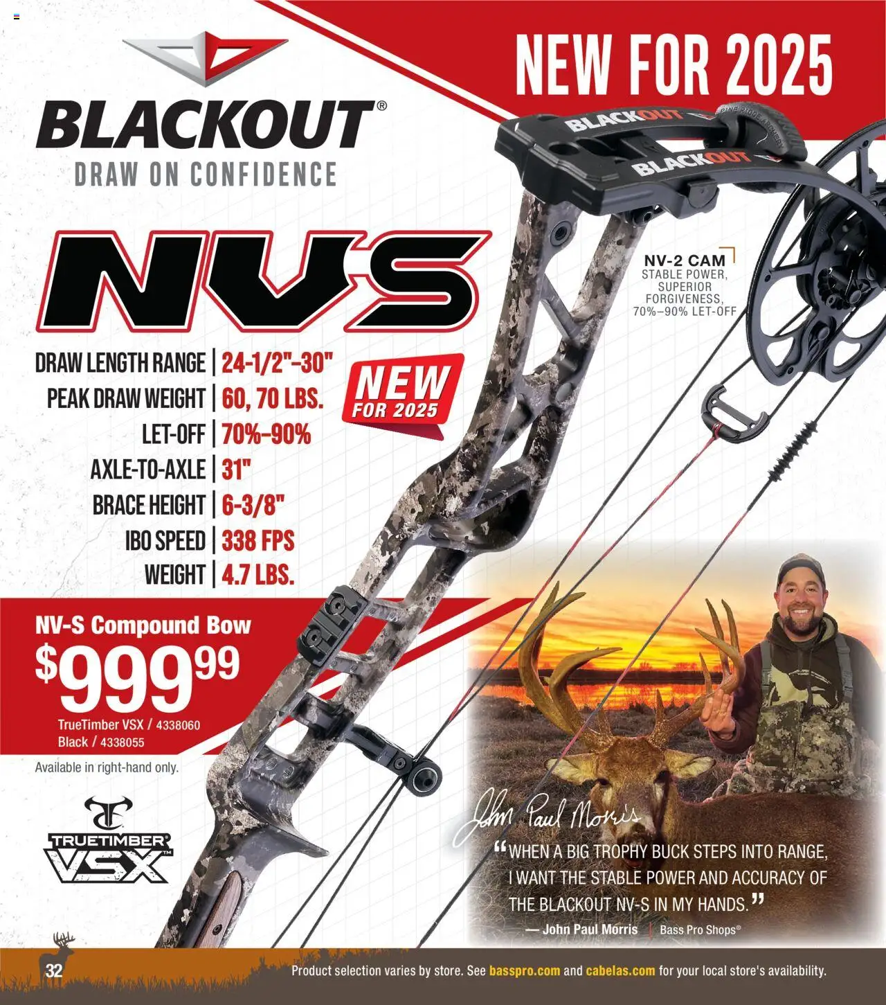 Cabela's Archery 25 - valid from 15.07.2025 | Page: 32 | Products: Bow, Weight