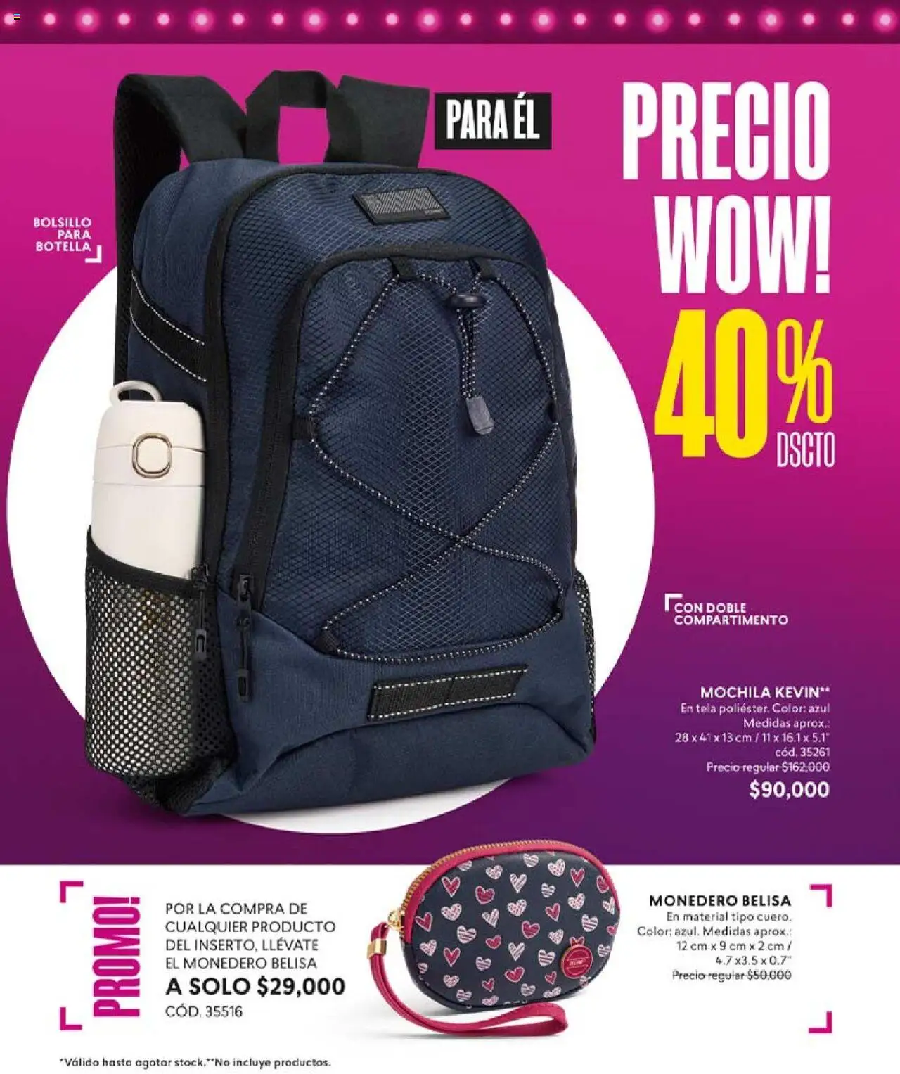 CyZone revista - valida desde el 29.07.2025 | Página: 86 | Productos: Mochila, Botella, Monedero