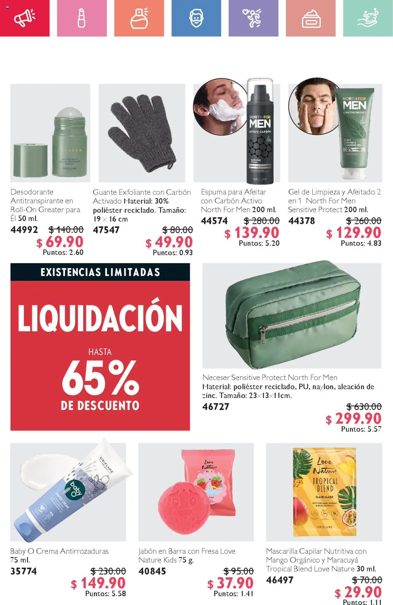Nuevas ofertas de Oriflame válidas en toda la República Mexicana desde el 02.08.2025. ¡Encuentra las mejores ofertas en Oriflame - Campaña 11 2025! | Página: 70 | Productos: Crema, Neceser, Espuma, Mascarilla