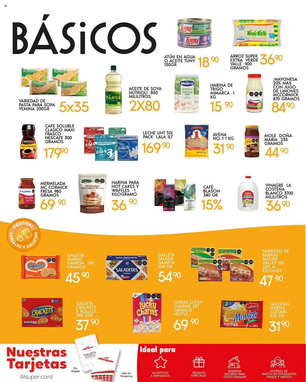 Nuevas ofertas de Alsuper válidas en toda la República Mexicana desde el 10.10.2025. ¡Encuentra las mejores ofertas en Alsuper - Folleto Saltillo! | Página: 7 | Productos: Agua, Hojuelas, Mermelada, Despensa