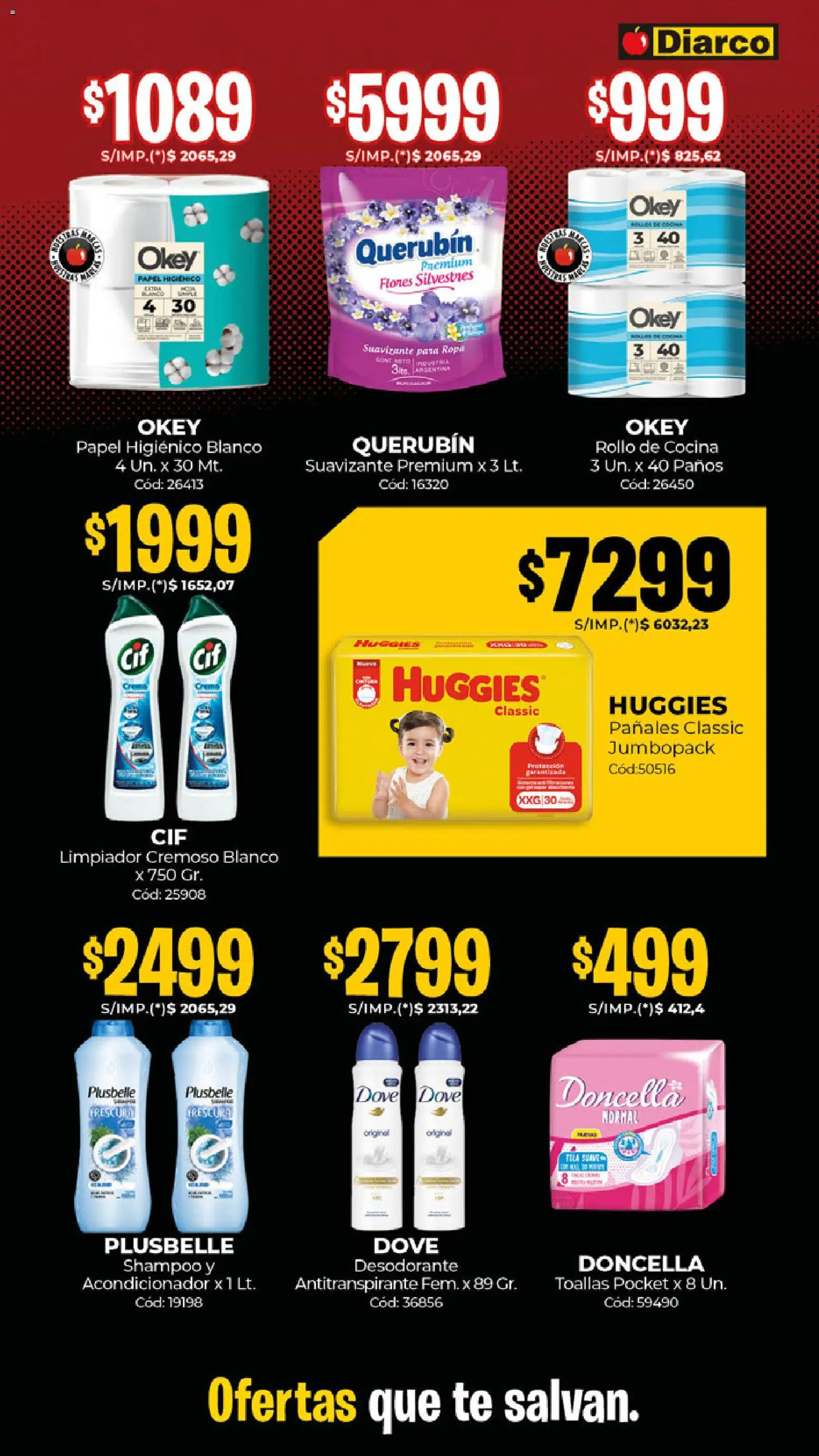 Diarco - Black Friday │ válido desde el 17.11.2025 | Página: 4 | Productos: Cocina, Antitranspirante, Pañales, Crema