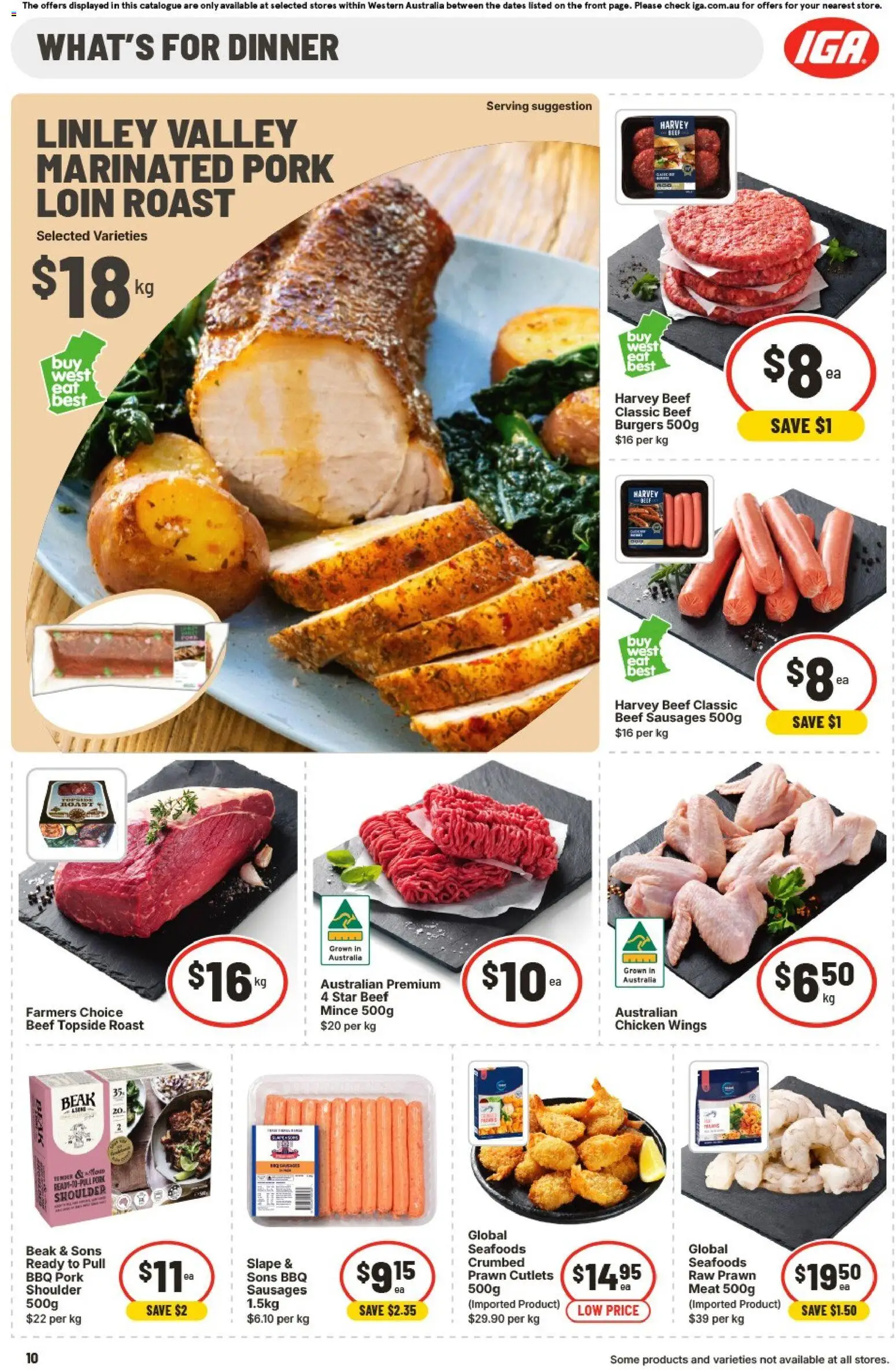 IGA catalogue - valid from 24.12.2025 | Page: 13 | Products: Chicken, Pork, Beef, Meat