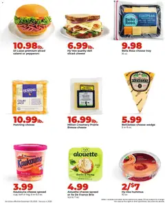 Preview of HyVee weekly ads valid from 29.12.2025 | Page: 18 | Products: Milk, Cheese, Salami, Garlic