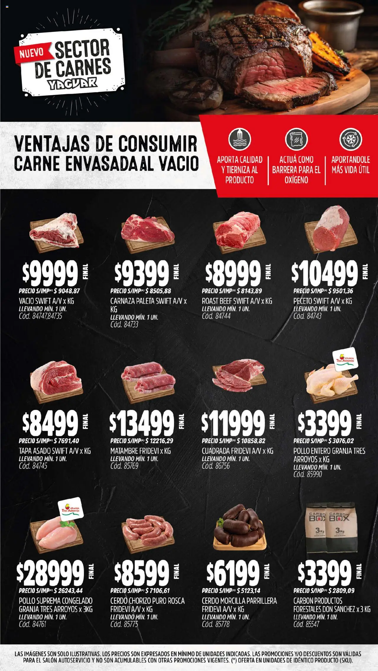 Yaguar - Trelew │ válido desde el 11.08.2025 | Página: 8 | Productos: Pollo, Paleta, Morcilla, Cerdo