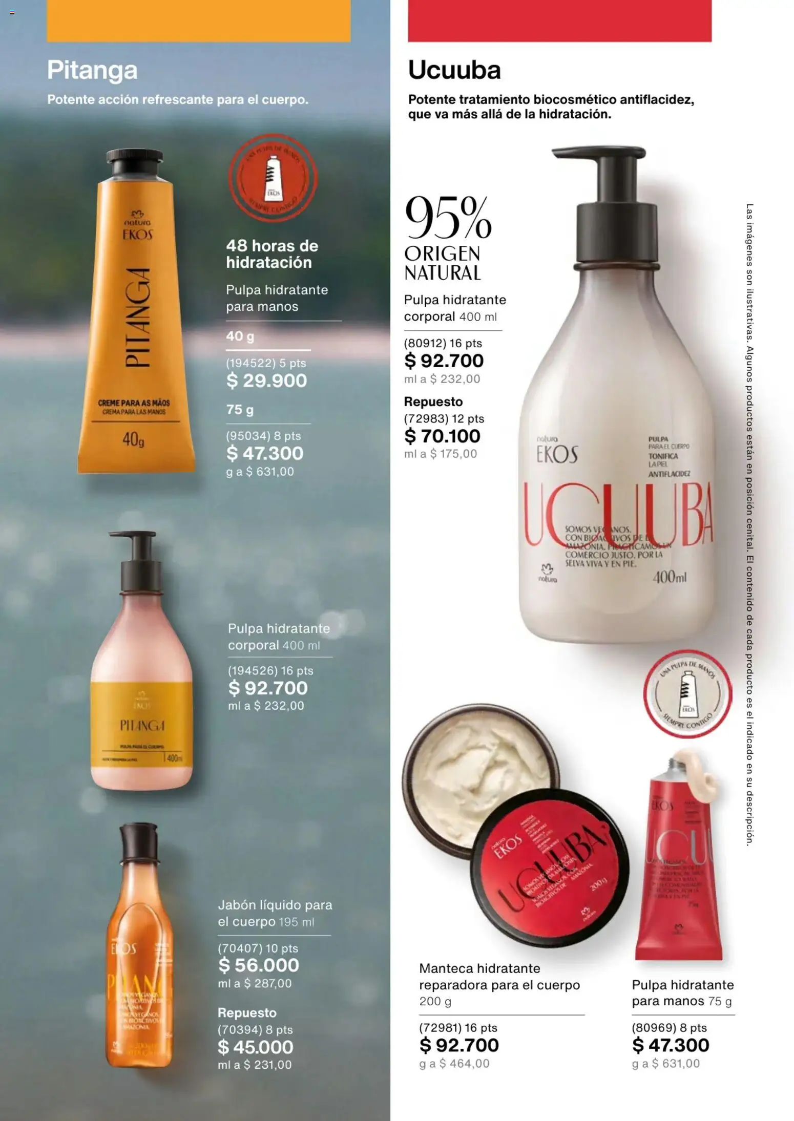 Natura revista - valida desde el 02.01.2026 | Página: 111 | Productos: Crema, Jabón líquido, Jabón, Manteca