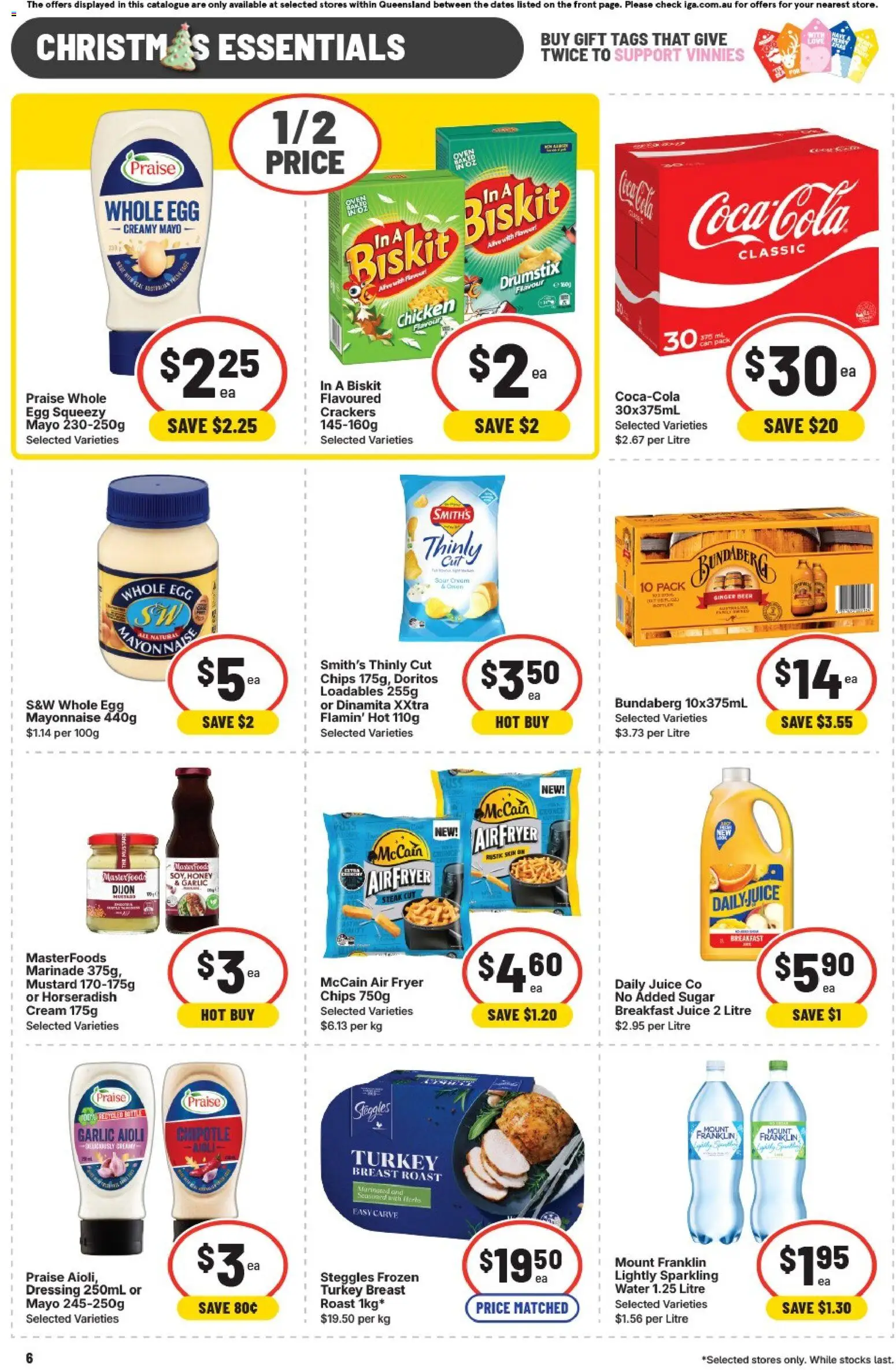 IGA catalogue - valid from 19.11.2025 | Page: 7 | Products: Crackers, Mustard, Chips, Garlic