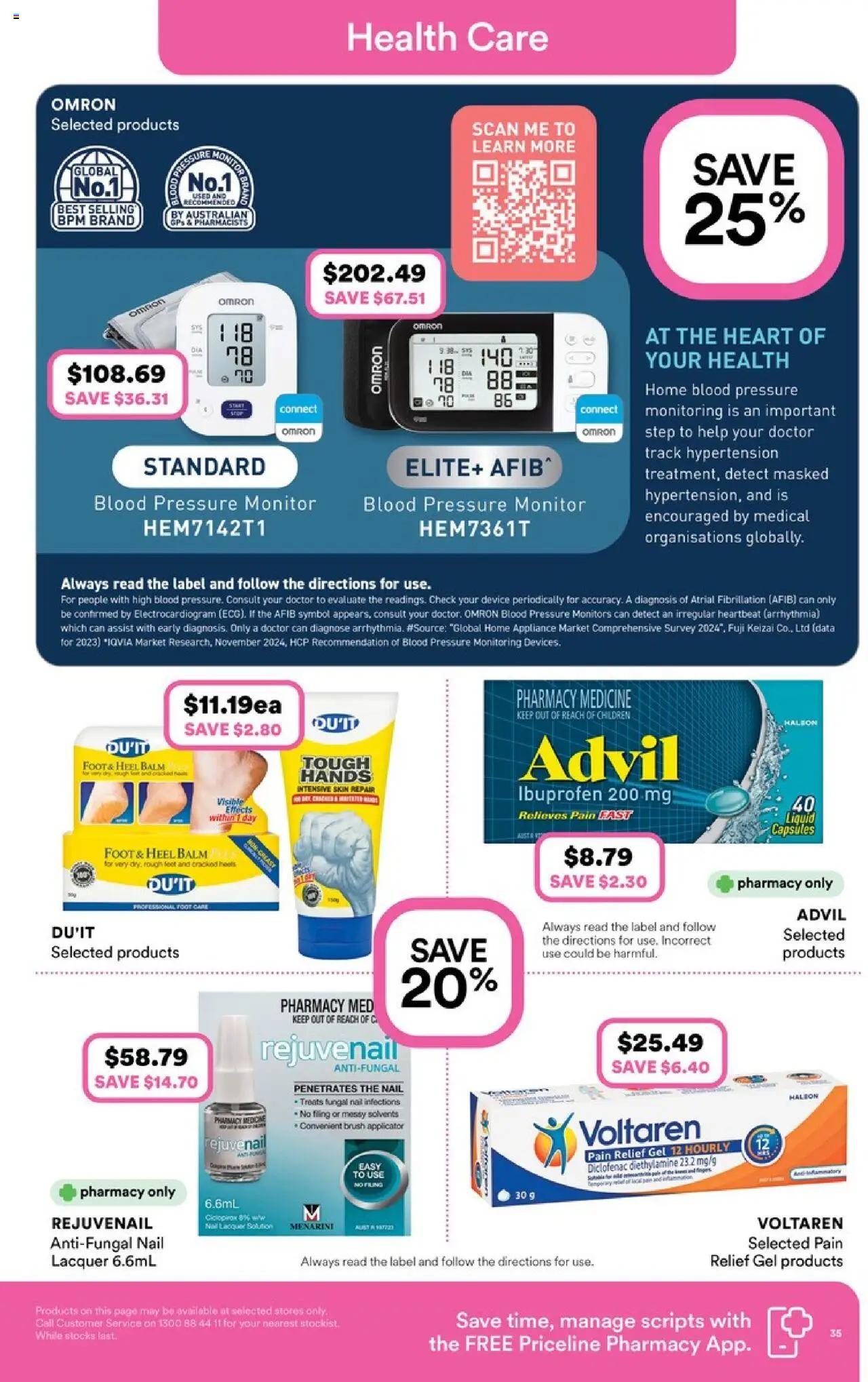 Priceline Pharmacy catalogue - valid from 02.07.2025 | Page: 35 | Products: Heels, Brush, Device, Appliance