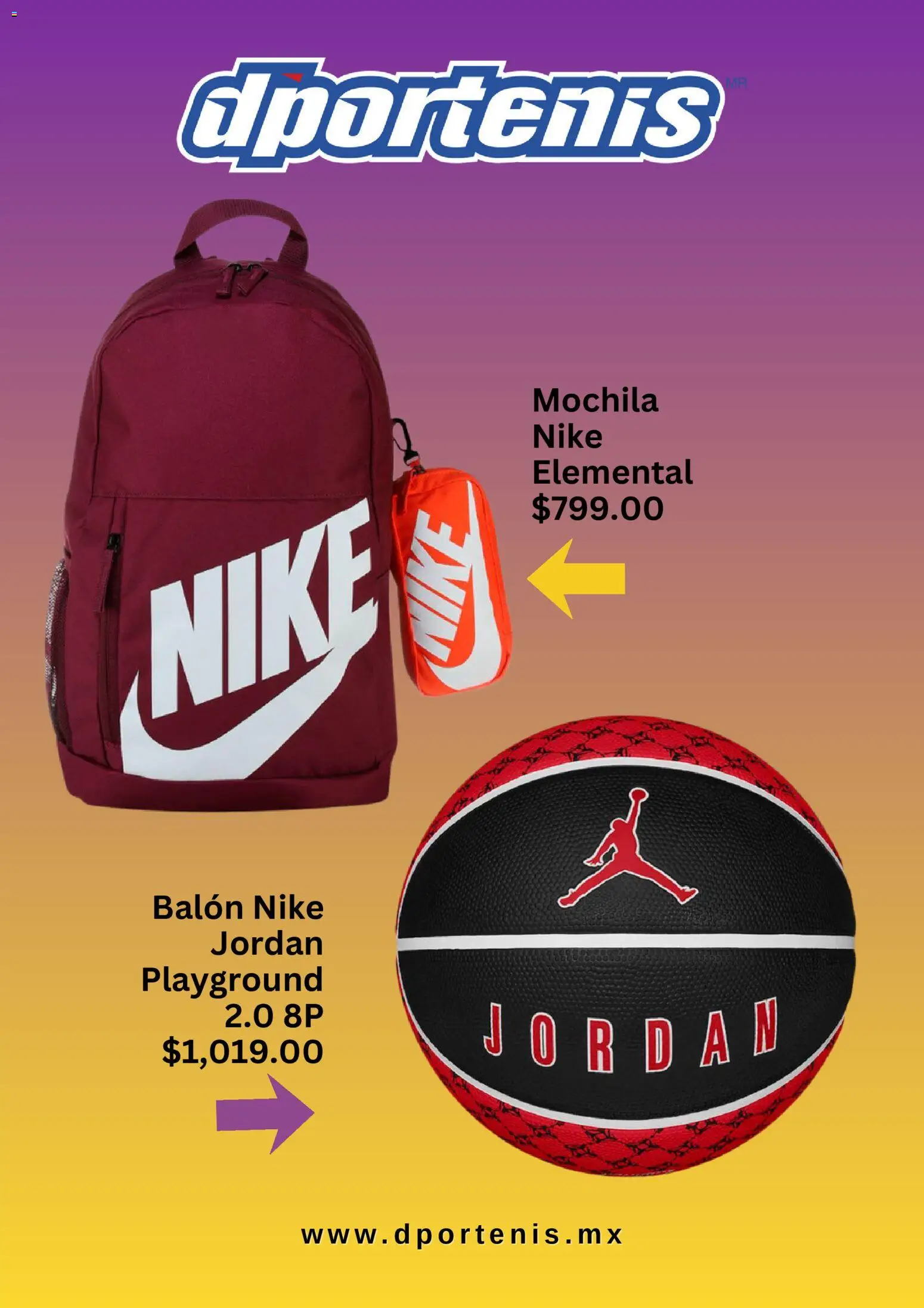 Nuevas ofertas de Dportenis válidas en toda la República Mexicana desde el 08.01.2026. ¡Encuentra las mejores ofertas en Dportenis catálogo! | Página: 5 | Productos: Mochila