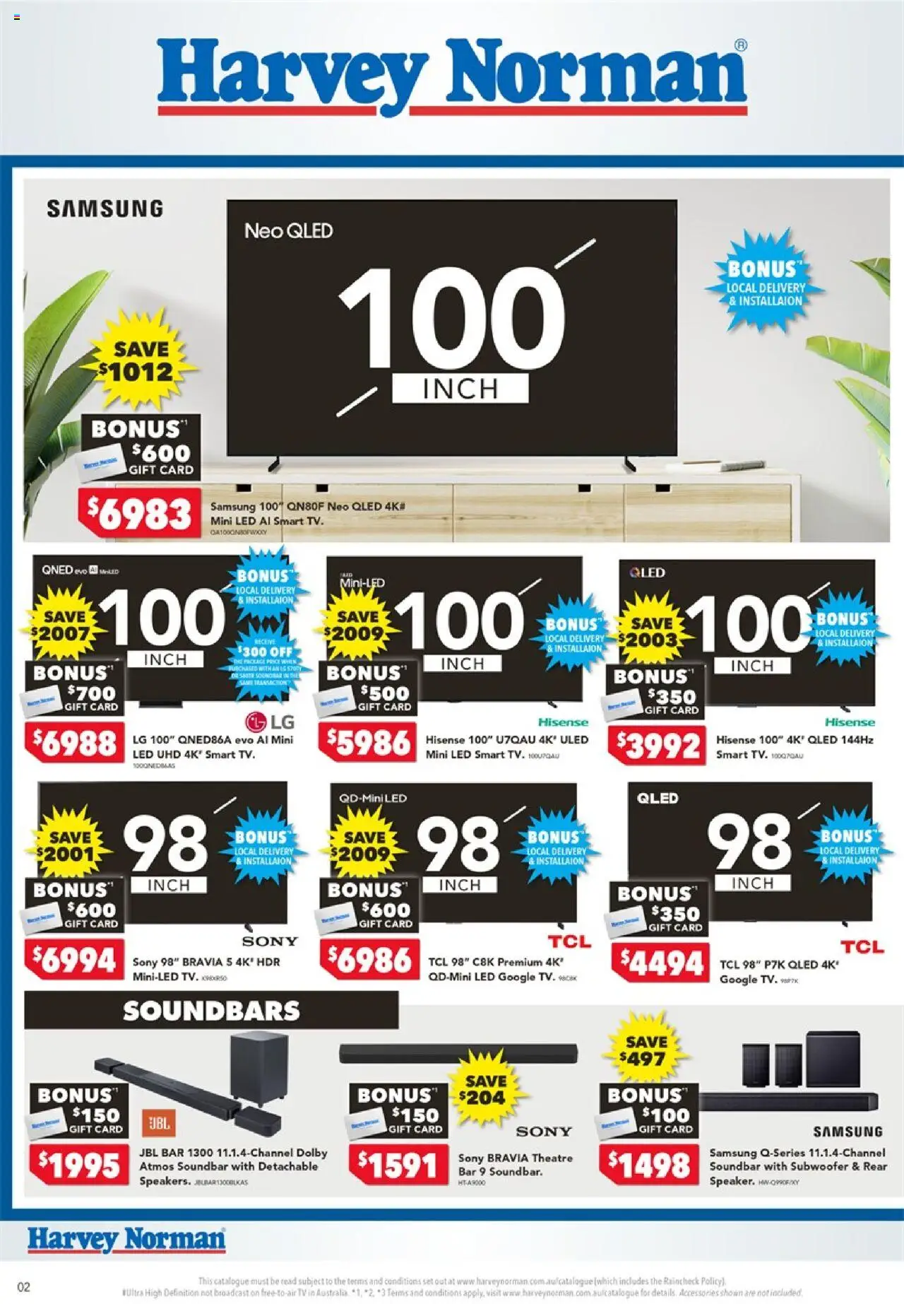 Harvey Norman catalogue - valid from 14.08.2025 | Page: 2 | Products: Accessories, Tv