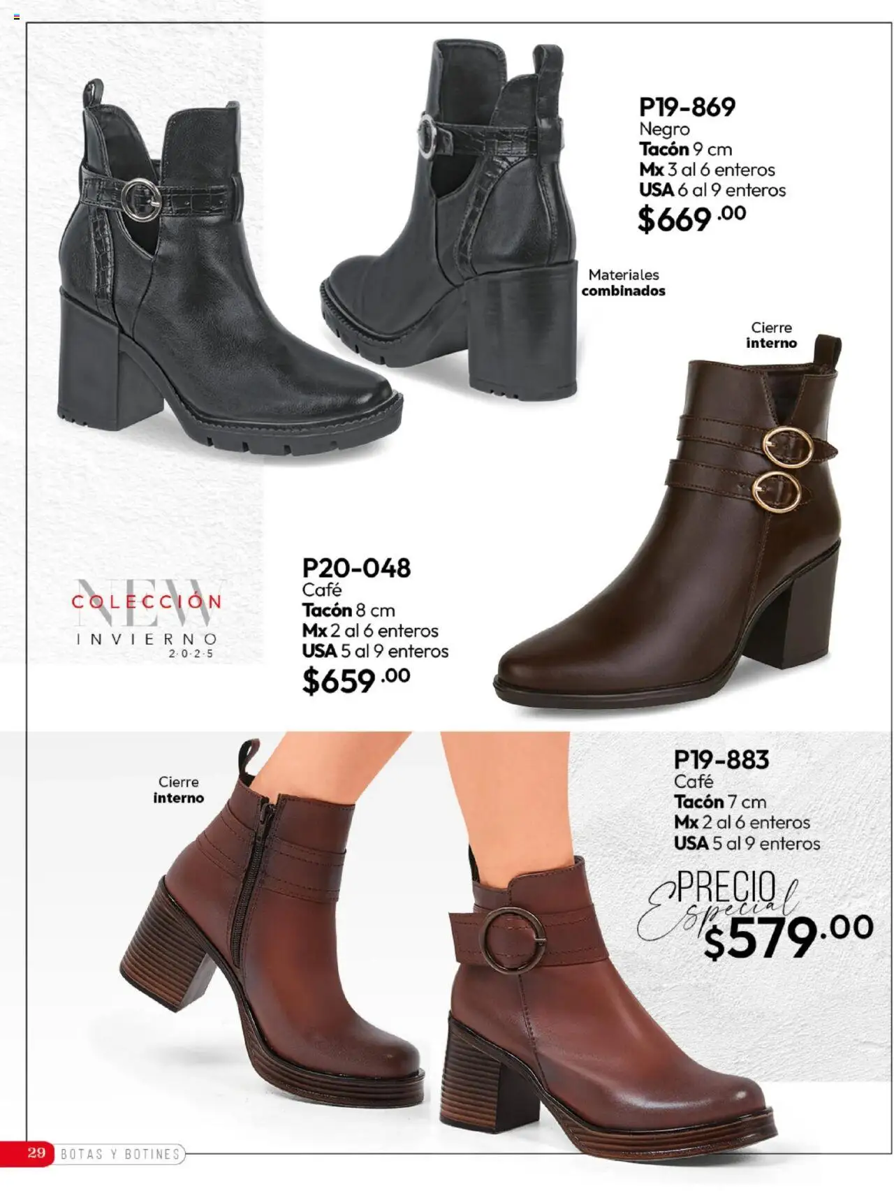 Nuevas ofertas de Cklass válidas en toda la República Mexicana desde el 16.09.2025. ¡Encuentra las mejores ofertas en Cklass - Catálogo Invierno! | Página: 185 | Productos: Botas, Café, Botines