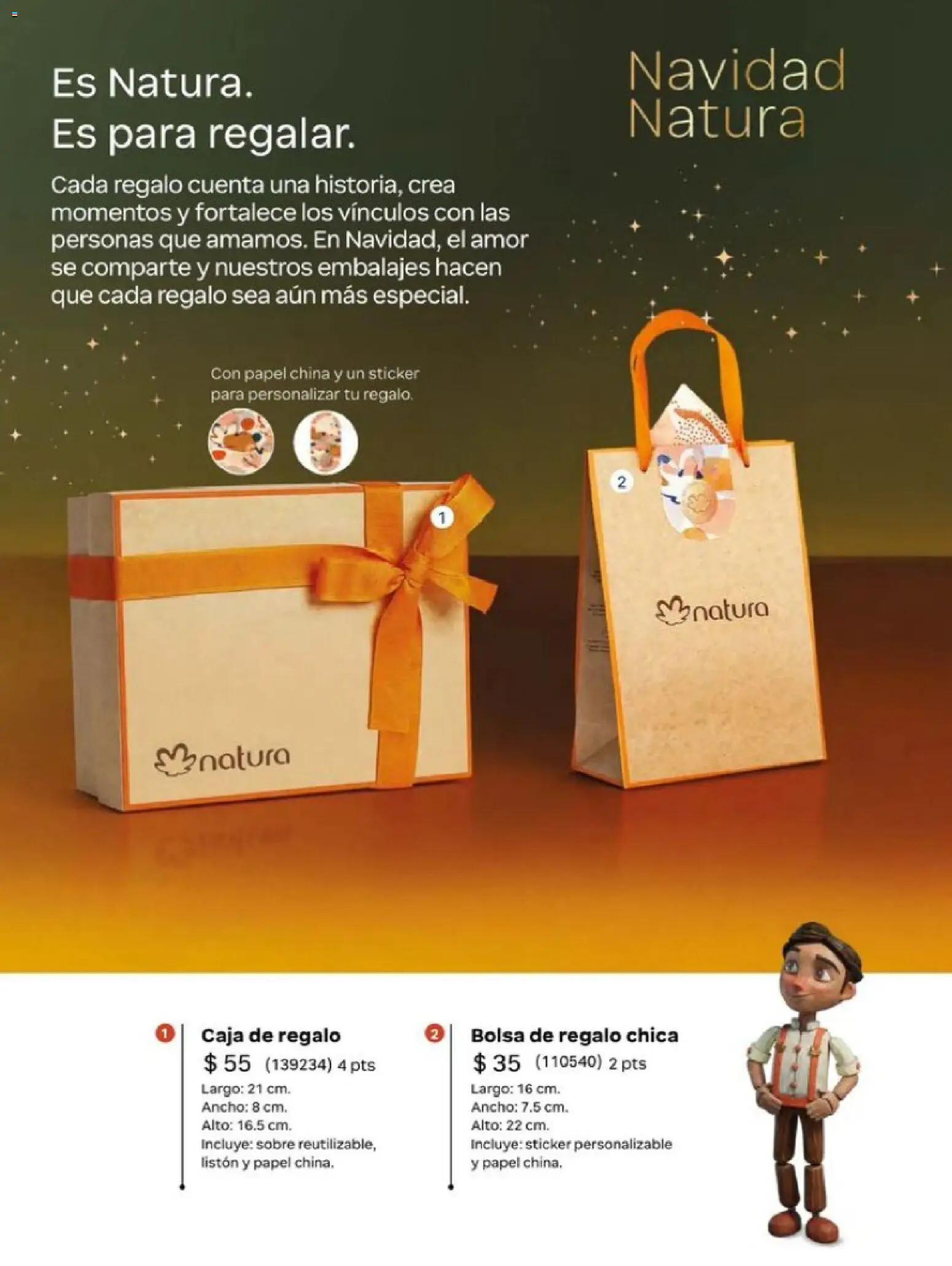Nuevas ofertas de Natura válidas en toda la República Mexicana desde el 01.12.2025. ¡Encuentra las mejores ofertas en Natura campaña 18 2025! | Página: 37 | Productos: Bolsa, Caja, Sobre