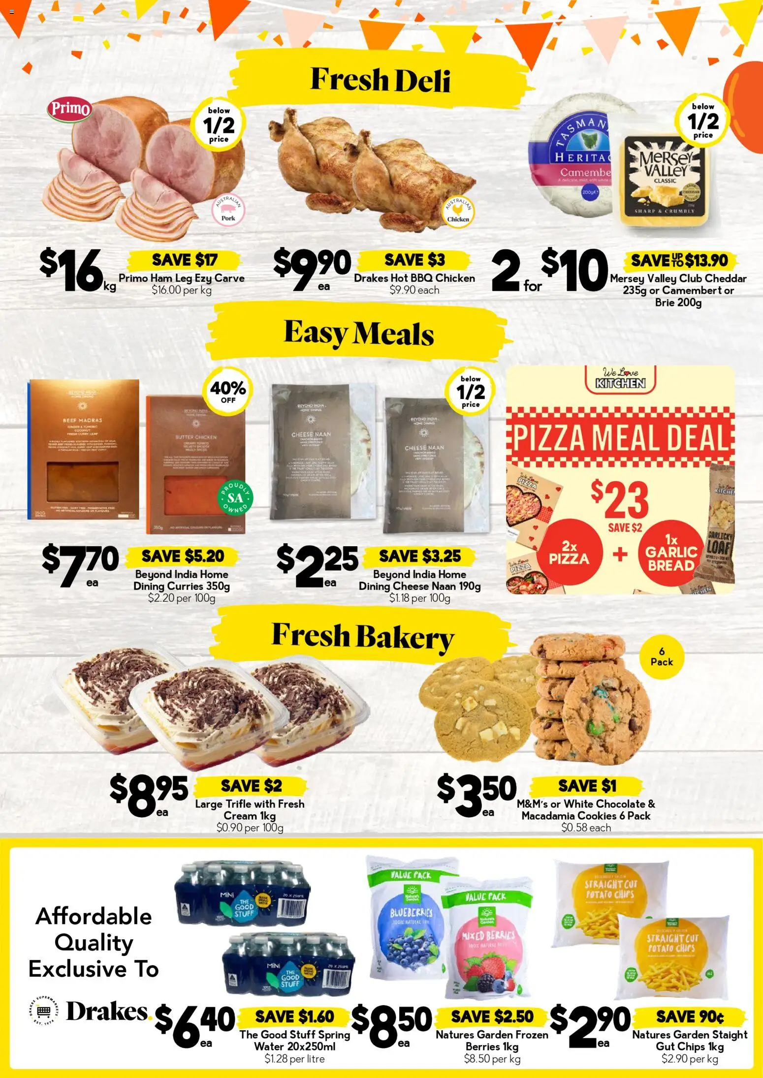 Drakes catalogue - valid from 29.10.2025 | Page: 3 | Products: Ham, Chicken, Cream, Garlic