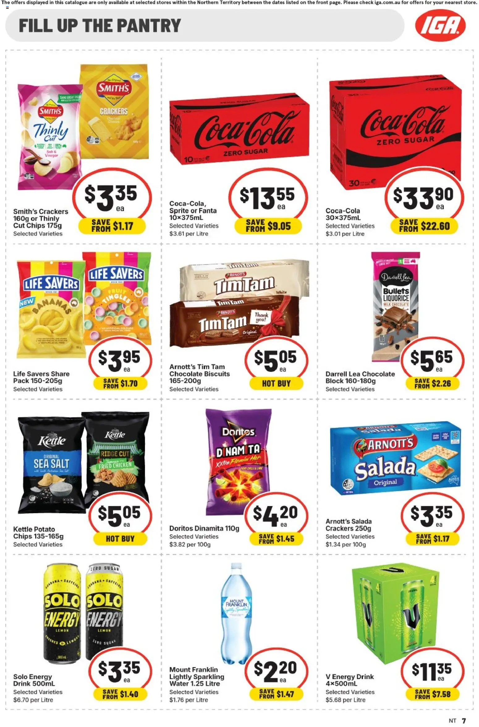 IGA catalogue - valid from 31.12.2025 | Page: 7 | Products: Chicken, Fish, Beef, Pasta