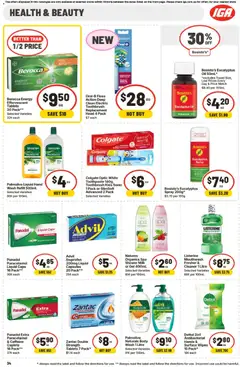 Preview of IGA Catalogue  - valid from 25.02.2026 | Page: 39 | Products: Fragrance, Conditioner, Cream, Razors