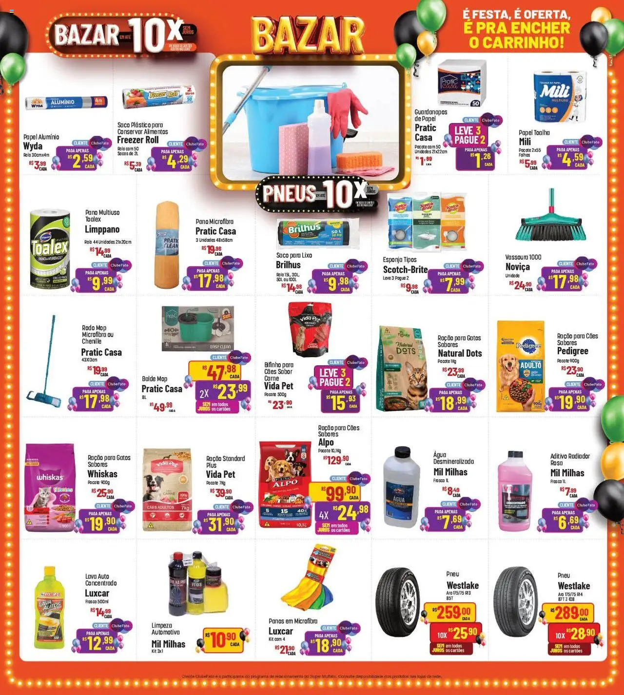 Super Muffato Folheto - válido de 12.08.2025 | Página: 21 | Produtos: Pó, Rolo, Freezer, Carrinho