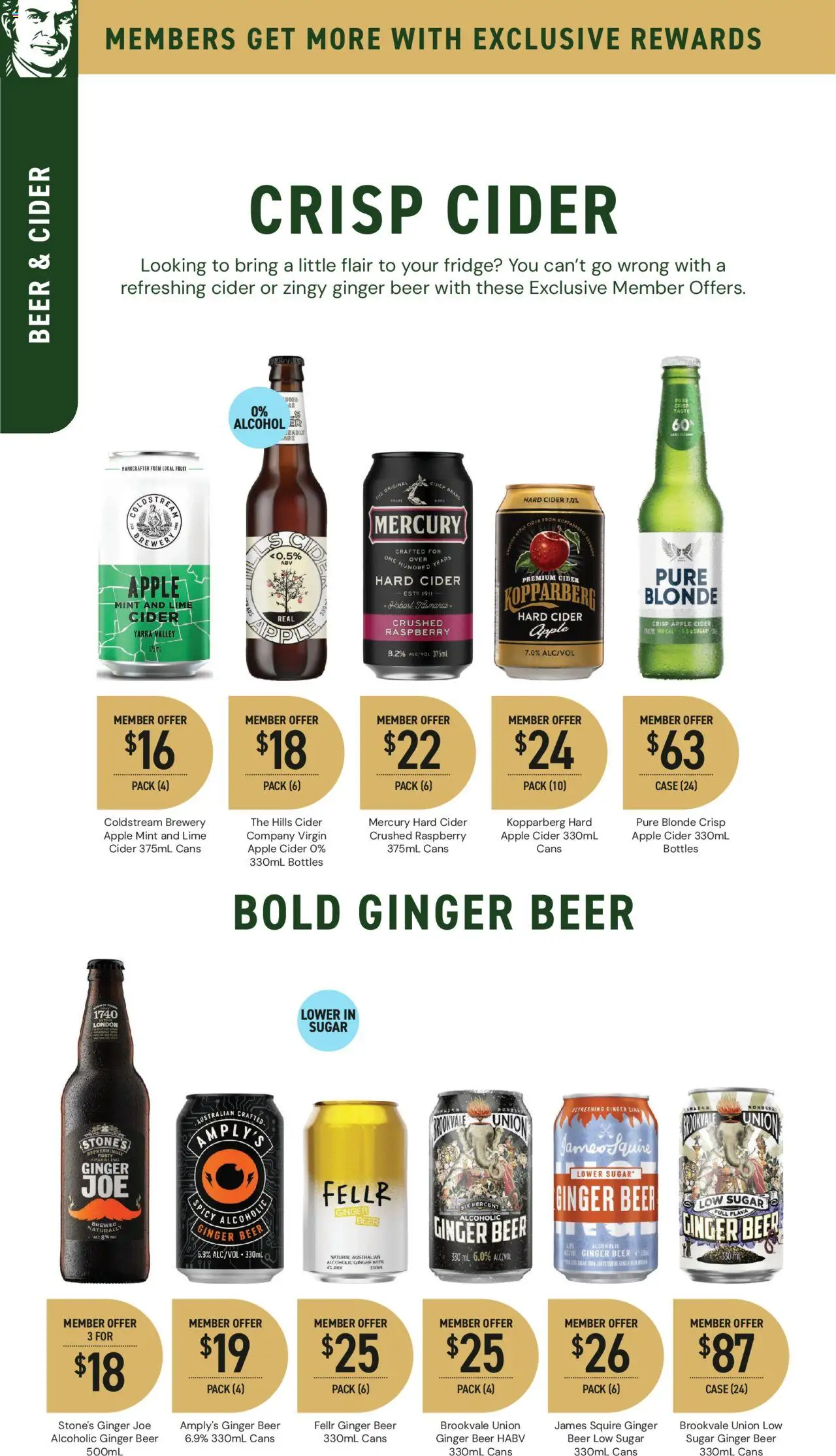 Dan Murphy's catalogue - valid from 03.07.2025 | Page: 34 | Products: Ginger, Beer, Lime, Case