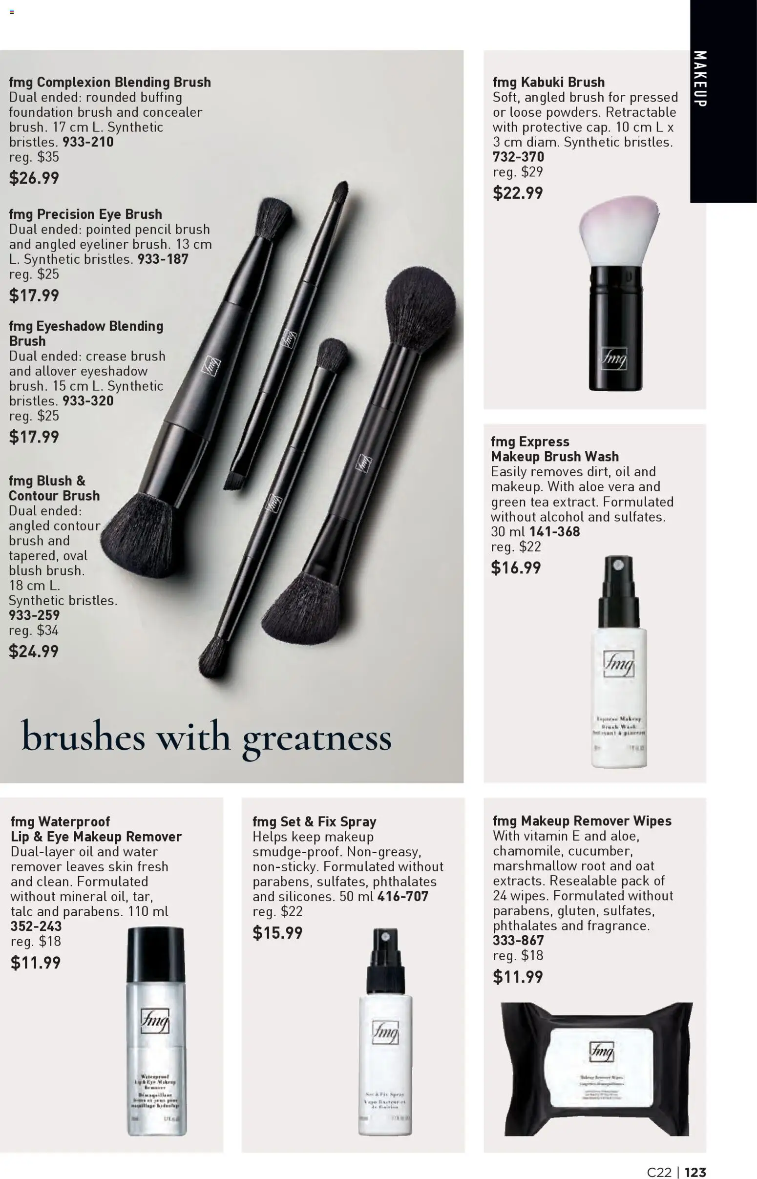 Avon flyer valid from 23.10.2025 | Page: 123 | Products: Tea, Makeup remover, Eye makeup remover, Oil