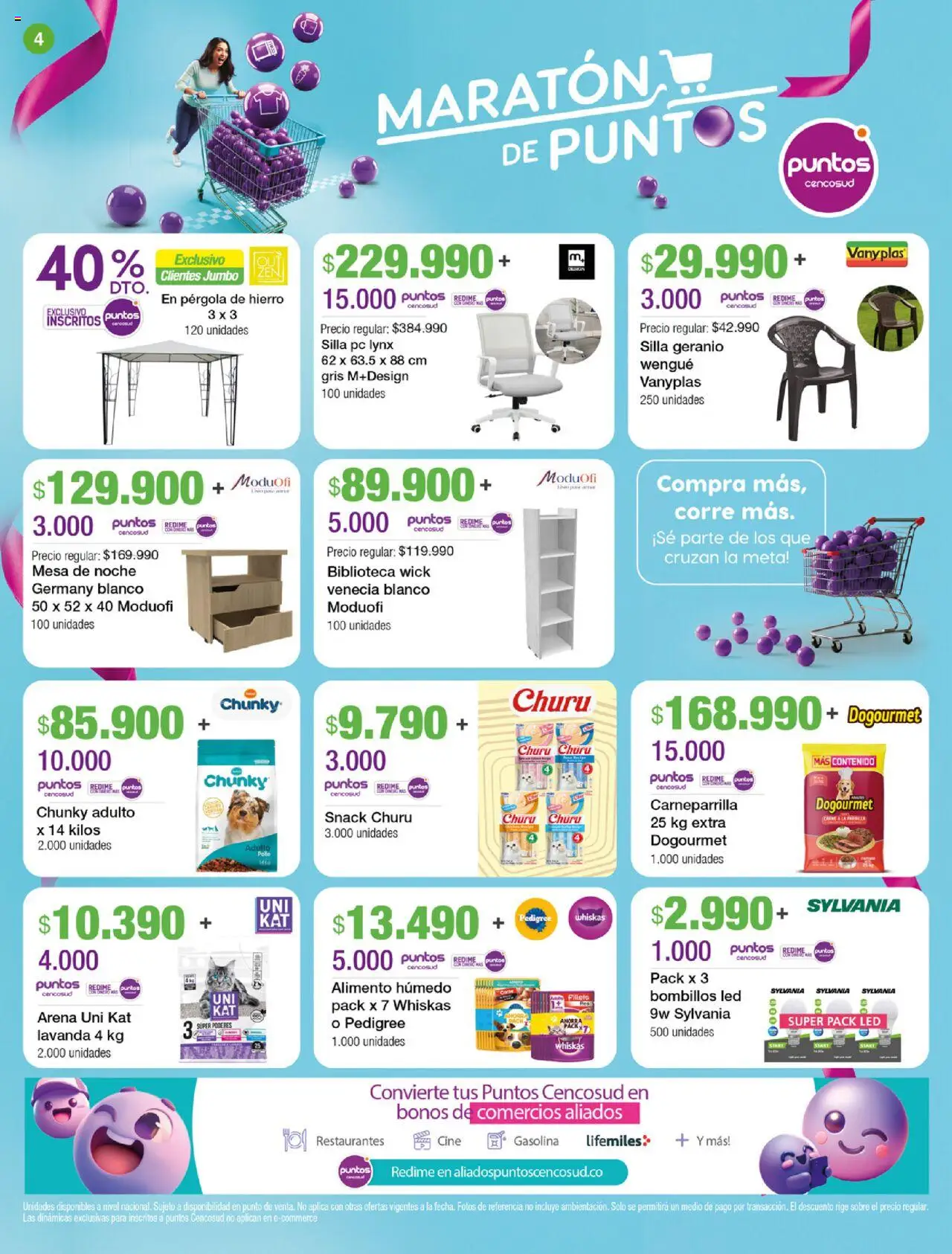 Jumbo revista - valida desde el 13.08.2025 | Página: 4 | Productos: Sobre, Mesa, Silla, Pérgola