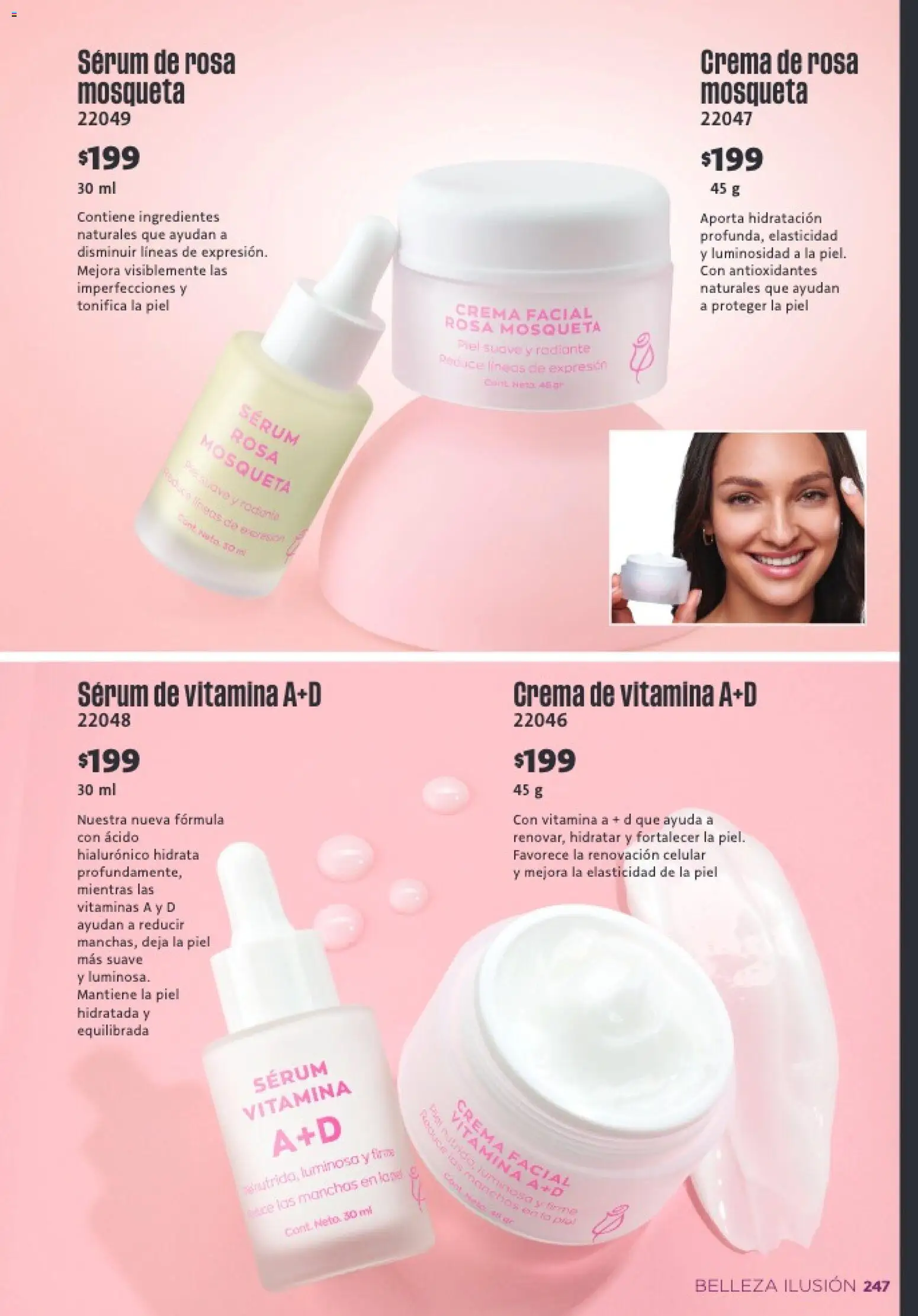 Nuevas ofertas de Ilusión válidas en toda la República Mexicana desde el 01.02.2026. ¡Encuentra las mejores ofertas en Ilusión catálogo Primavera! | Página: 249 | Productos: Serum, Crema, Vitaminas, Radiante