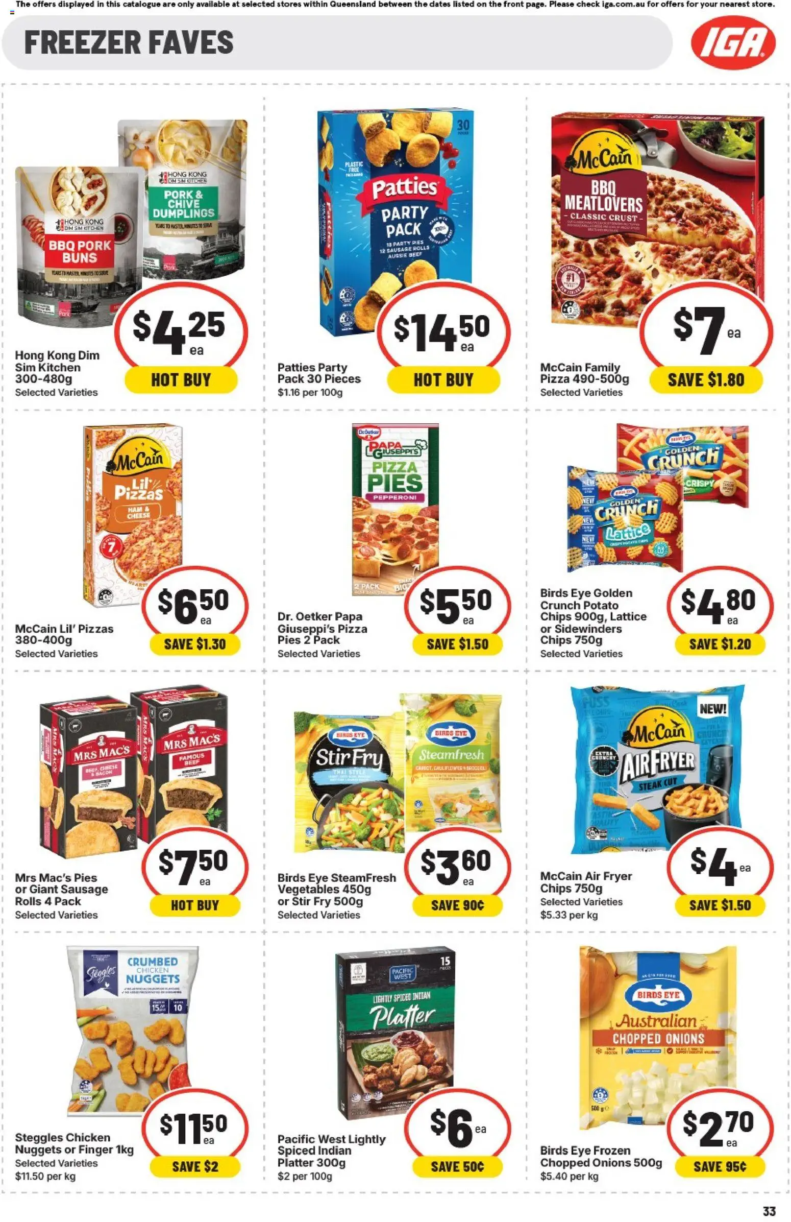 IGA catalogue - valid from 25.02.2026 | Page: 34 | Products: Cheese, Ham, Pork, Onions