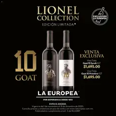 Vista previa de La Europea catálogo Lionel Collection, nuevo folleto de la tienda, válido en México a partir del 01.11.2025
