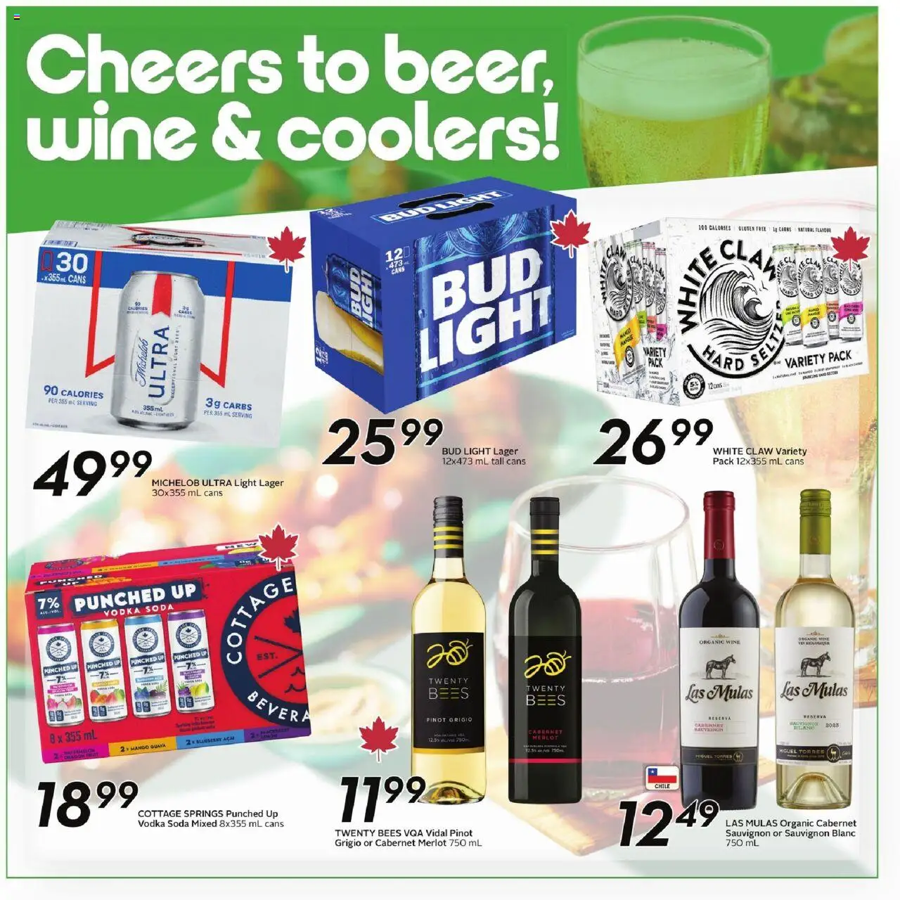 Sobeys flyer valid from 14.08.2025 | Page: 16 | Products: Vodka, Wine