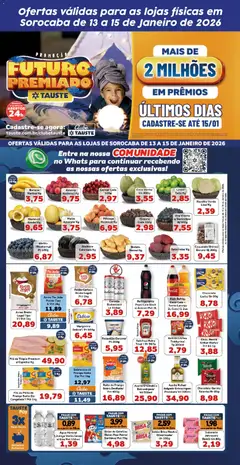 Tauste - Ofertas da semana - Pré-Visualização do folheto da loja Tauste, válido de 13.01.2026 | Página: 2 | Produtos: Maracujá, Fanta, Tilápia, Peito de frango