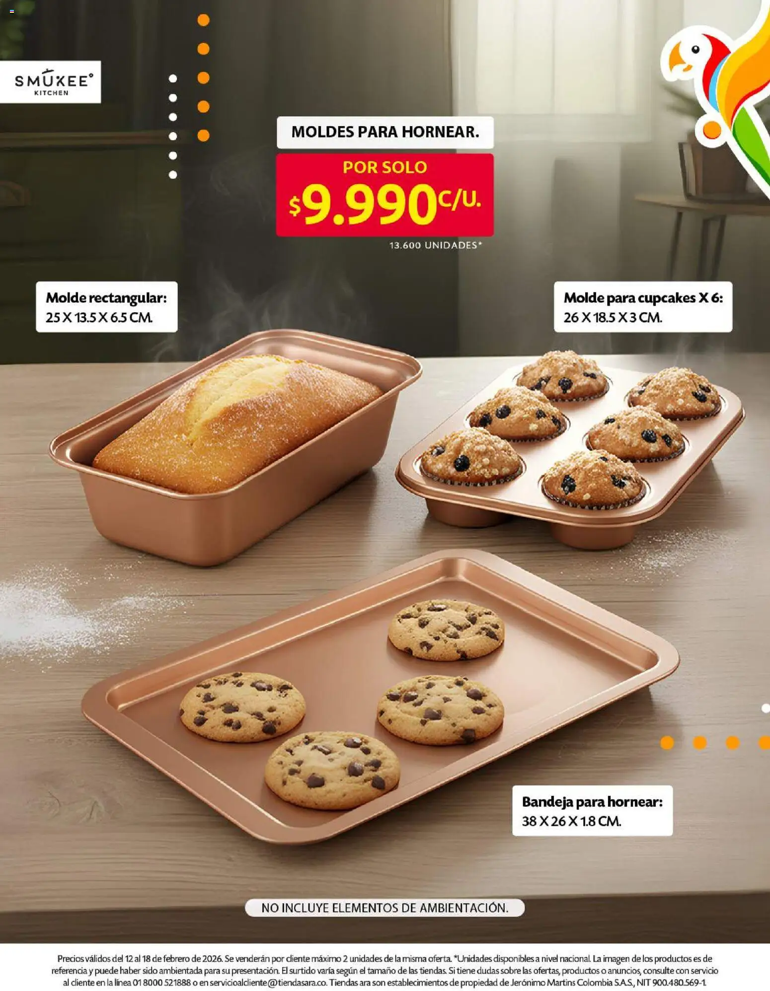 Ara revista - valida desde el 12.02.2026 | Página: 12 | Productos: Bandeja, Sobre, Molde