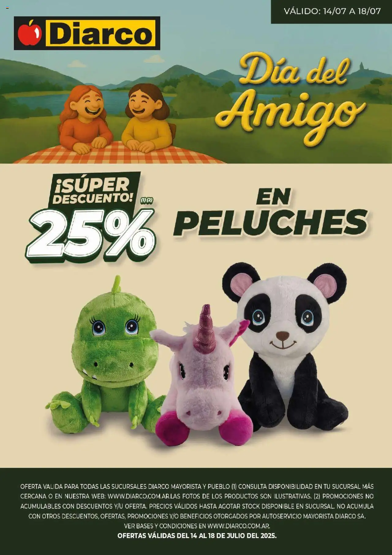 Diarco Especial día del amigo │ válido desde el 15.07.2025 | Página: 1