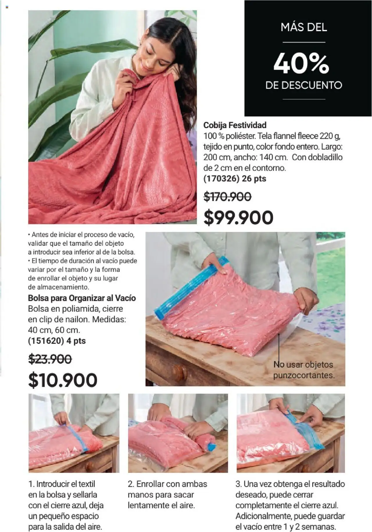 Avon revista - valida desde el 01.08.2025 | Página: 48 | Productos: Bolsa, Cobija