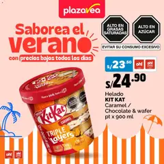 Vista previa de folleto Plaza Vea - Díptico Helados de la Plaza Vea válido desde 19.01.2026