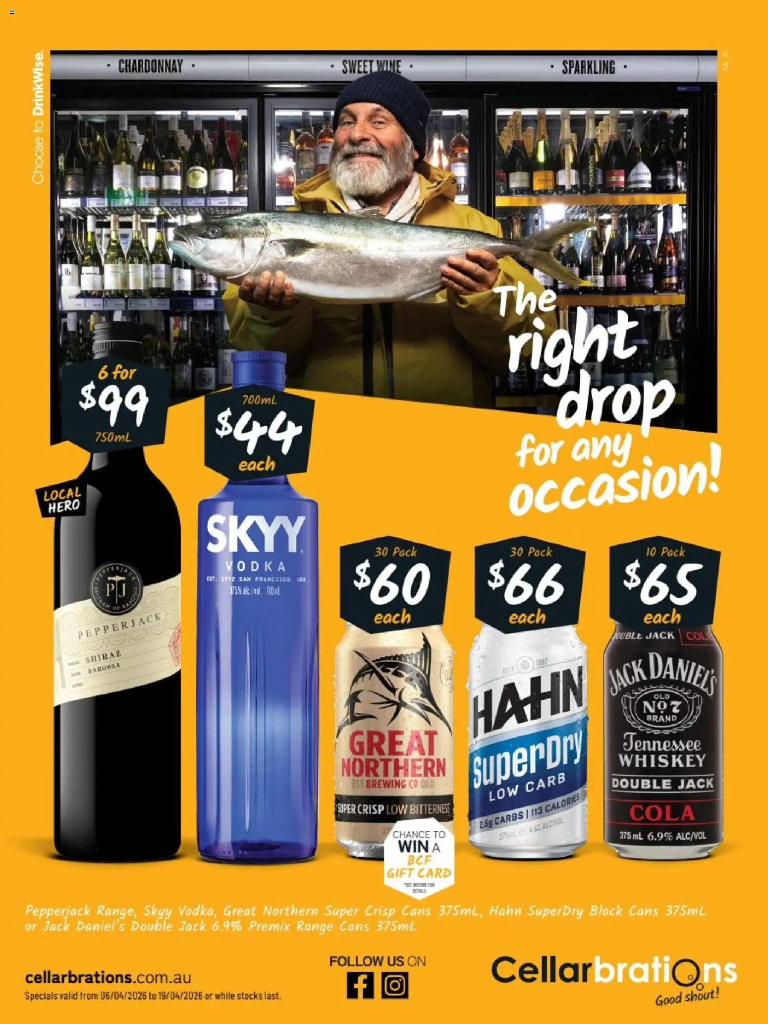 Cellarbrations catalogue - valid from 06.04.2026 | Page: 1 | Products: Wine, Whiskey