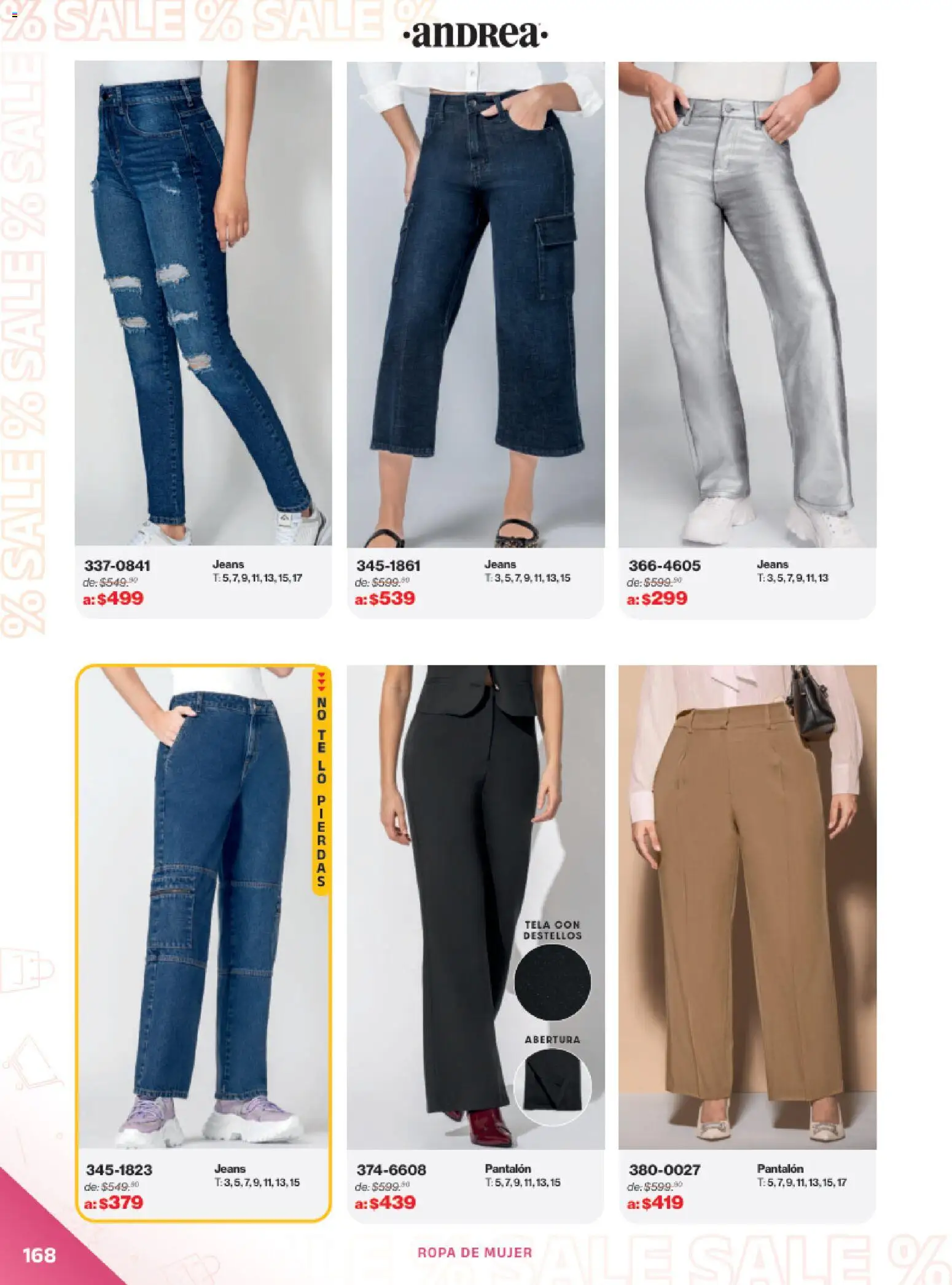 Nuevas ofertas de Andrea válidas en toda la República Mexicana desde el 21.12.2025. ¡Encuentra las mejores ofertas en Andrea catálogo Outlet! | Página: 168 | Productos: Ropa