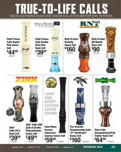 Preview of Cabela's weekly ads valid from 11.08.2025 | Page: 435 | Products: Waterfowl