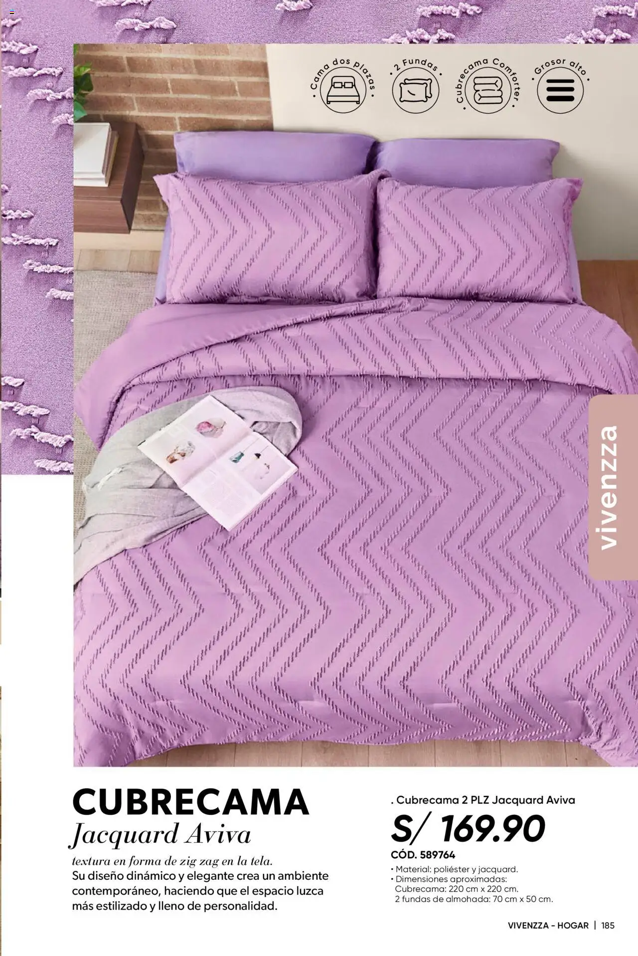 Catálogo Azzorti válido desde 28.07.2025 | Página: 187 | Productos: Cama, Almohada