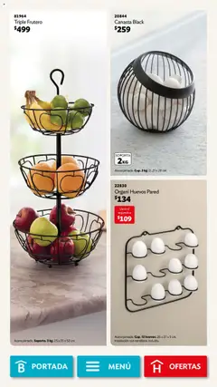Vista previa de Betterware - Campaña 10 2025, nuevo folleto de la tienda, válido en México a partir del 29.09.2025 | Página: 62 | Productos: Frutero, Huevos, Canasta