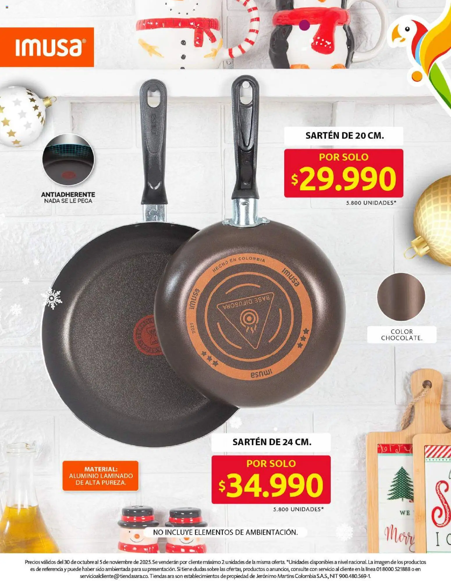 Ara revista - valida desde el 30.10.2025 | Página: 2 | Productos: Sartén, Sobre