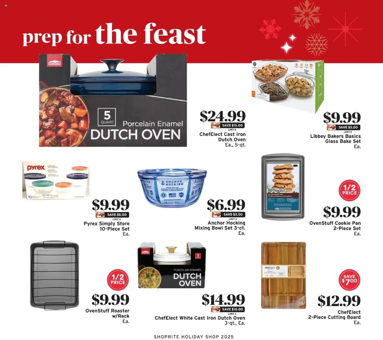ShopRite Holiday Toy Catalog - valid from 30.10.2025 | Page: 16 | Products: Pan, Anchor, Oven, Iron