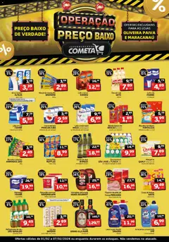 Cometa Supermercados - Ofertas Operação Preço Baixo - Pré-Visualização do folheto da loja Cometa Supermercados, válido de 01.02.2026
