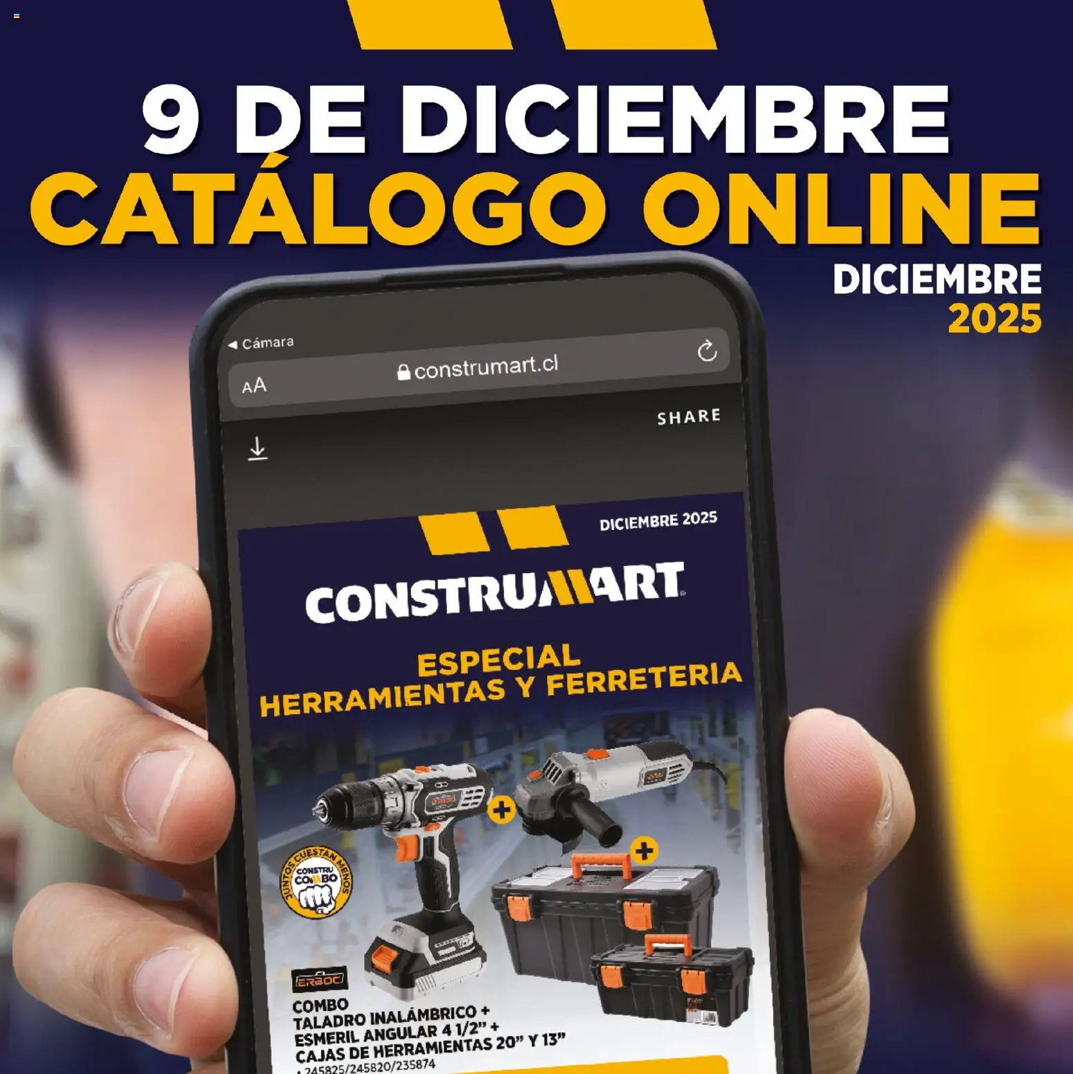 Construmart Ofertas │ válido desde el 09.12.2025 | Página: 1 | Productos: Cámara, Taladro